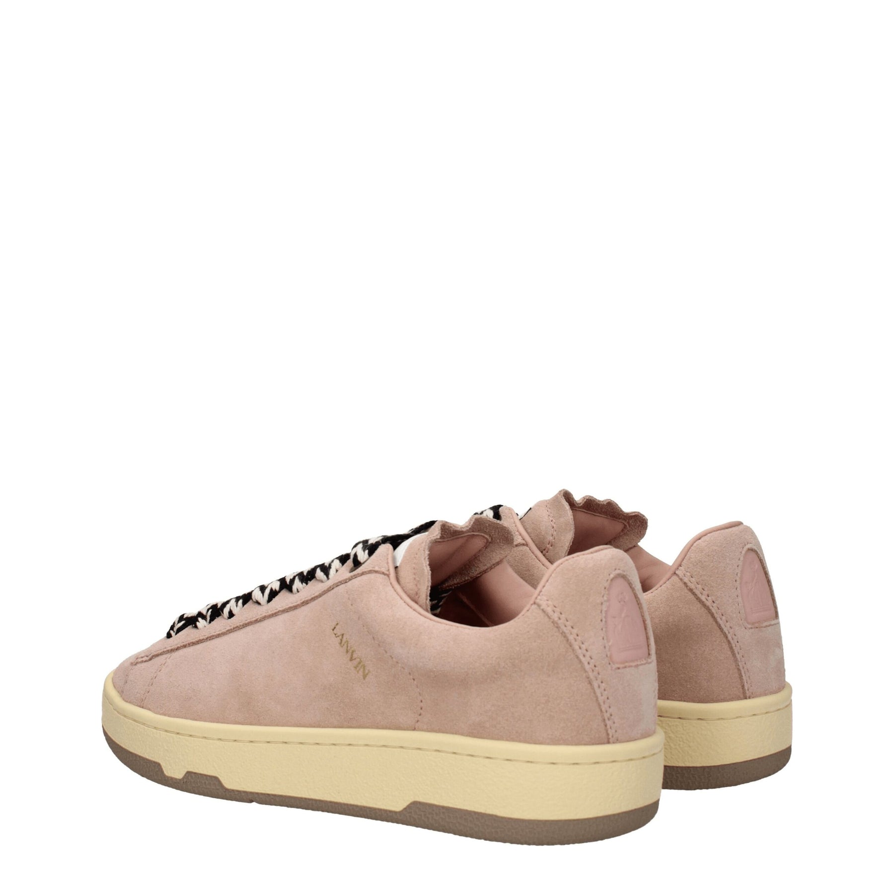 Lanvin Pink Leather Low Top Sneakers | Regal Royce