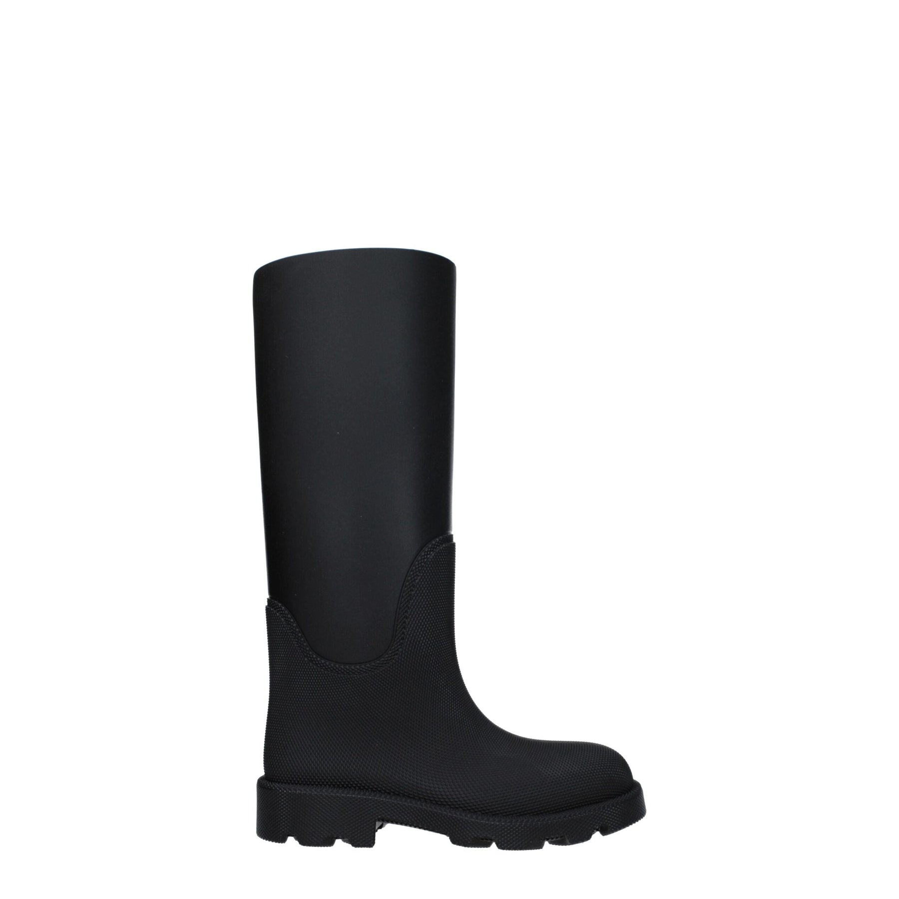 Burberry Black Cotton Rain Boots | Regal Royce