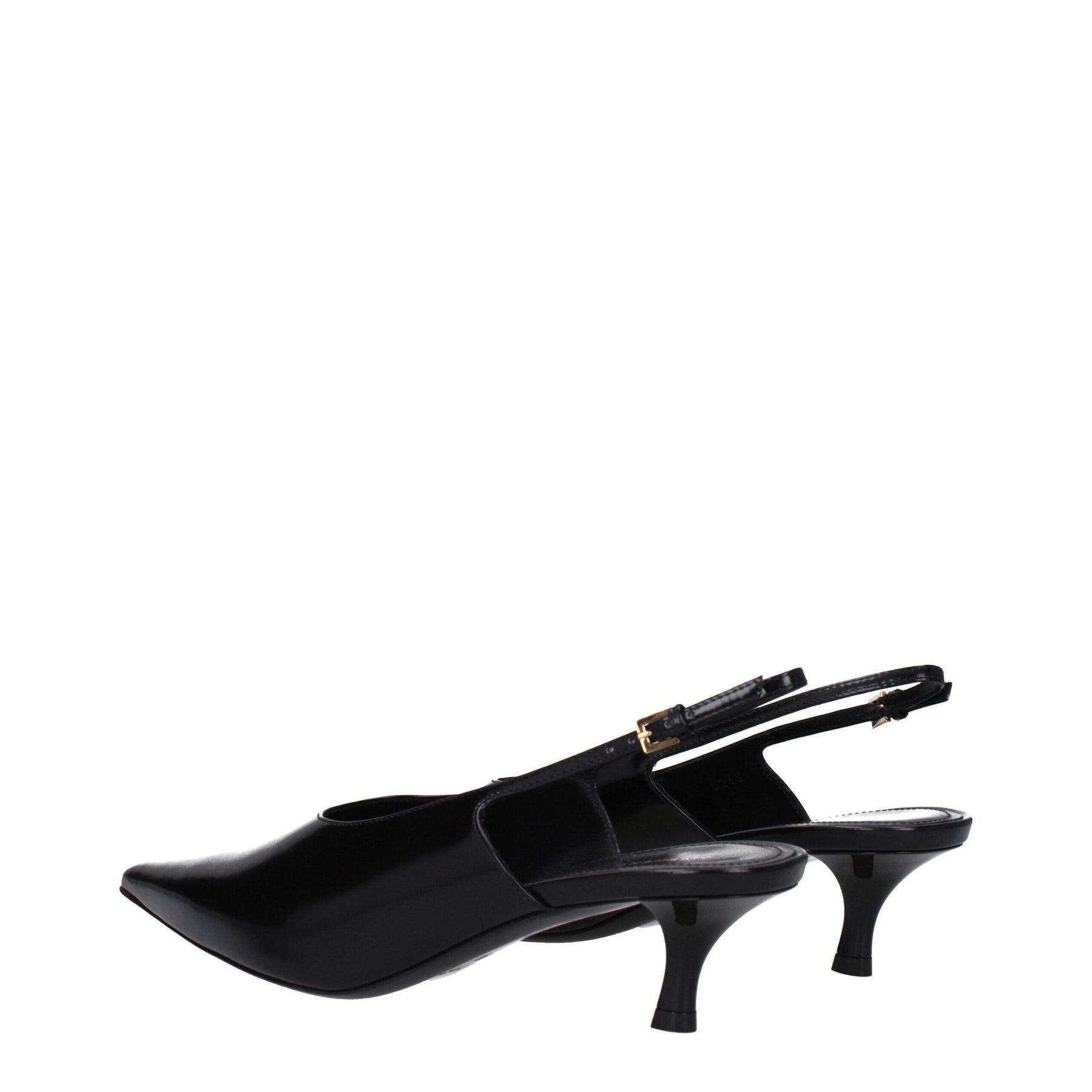 Givenchy Black Leather Mid Heel Pumps | Regal Royce
