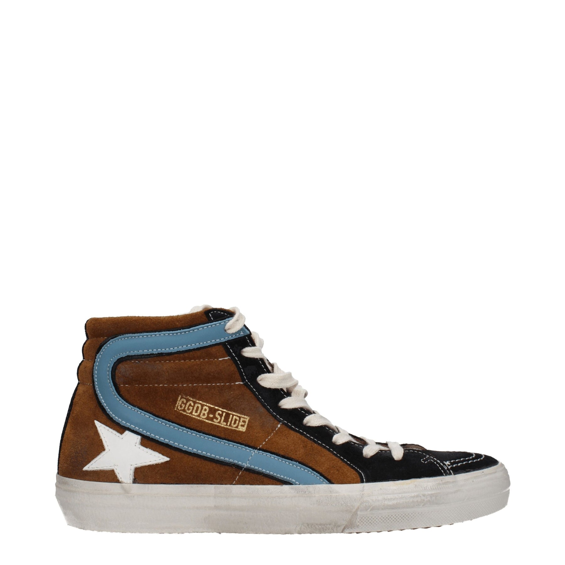 Golden Goose Brown Leather High Top Sneakers | Regal Royce