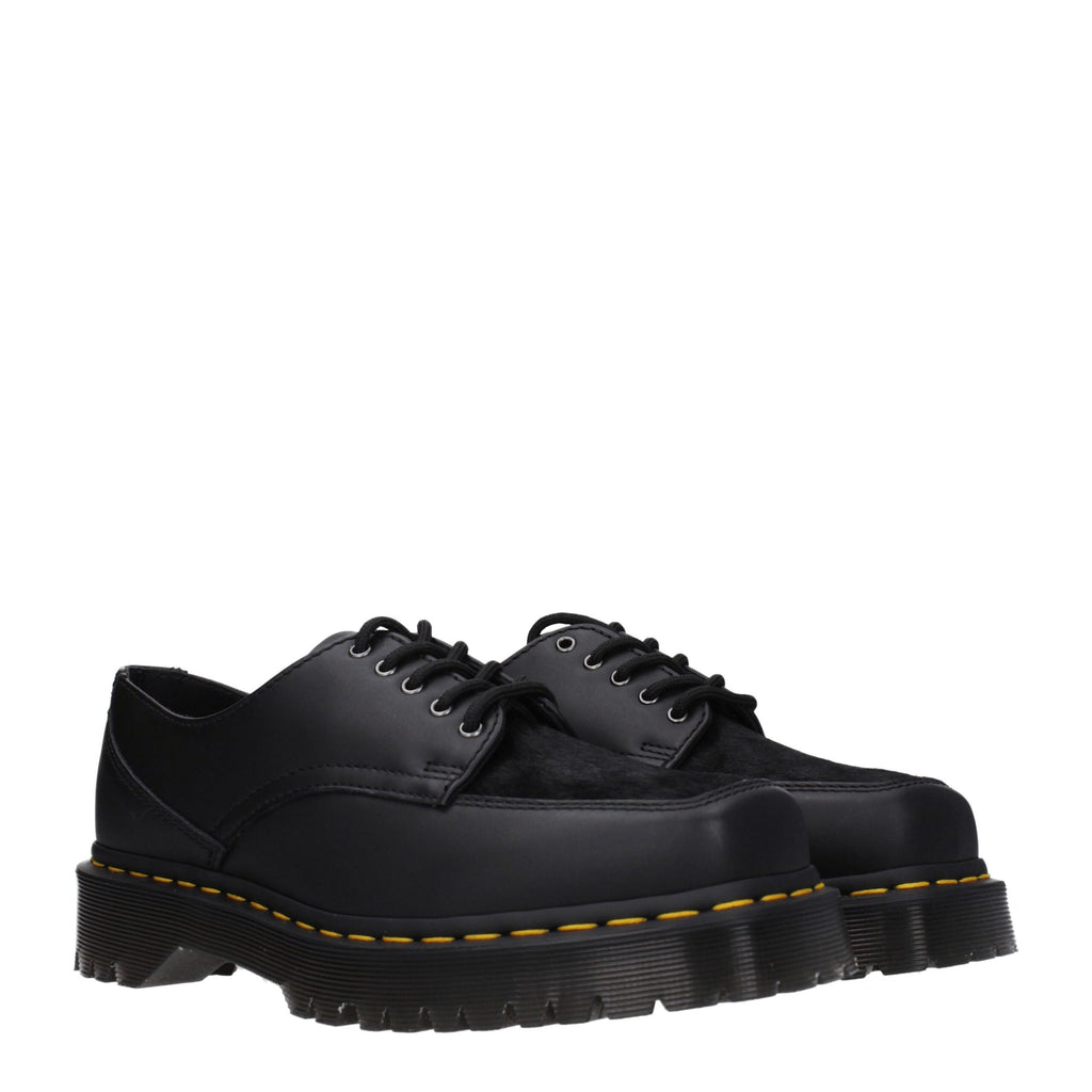 Dr. Martens Black Leather Oxfords And Derbies