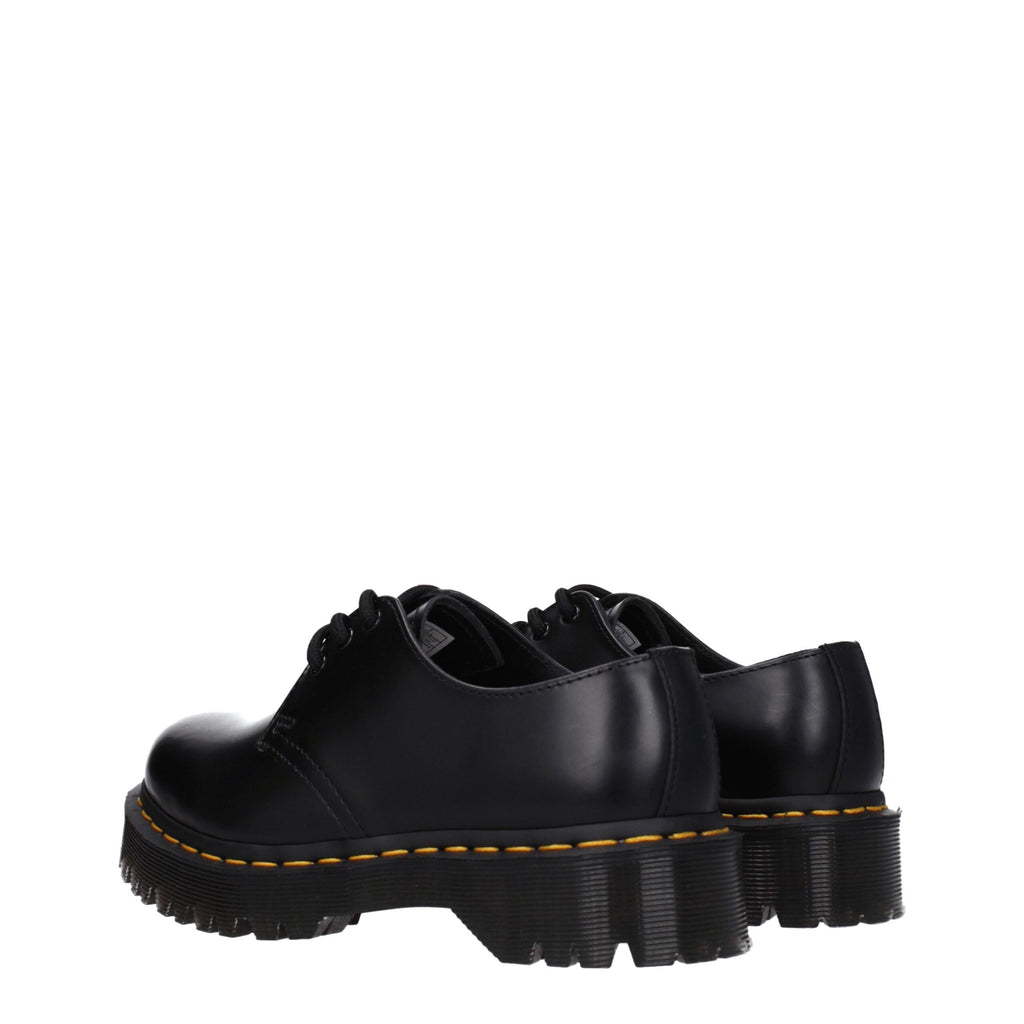 Dr. Martens Black Leather Oxfords And Derbies