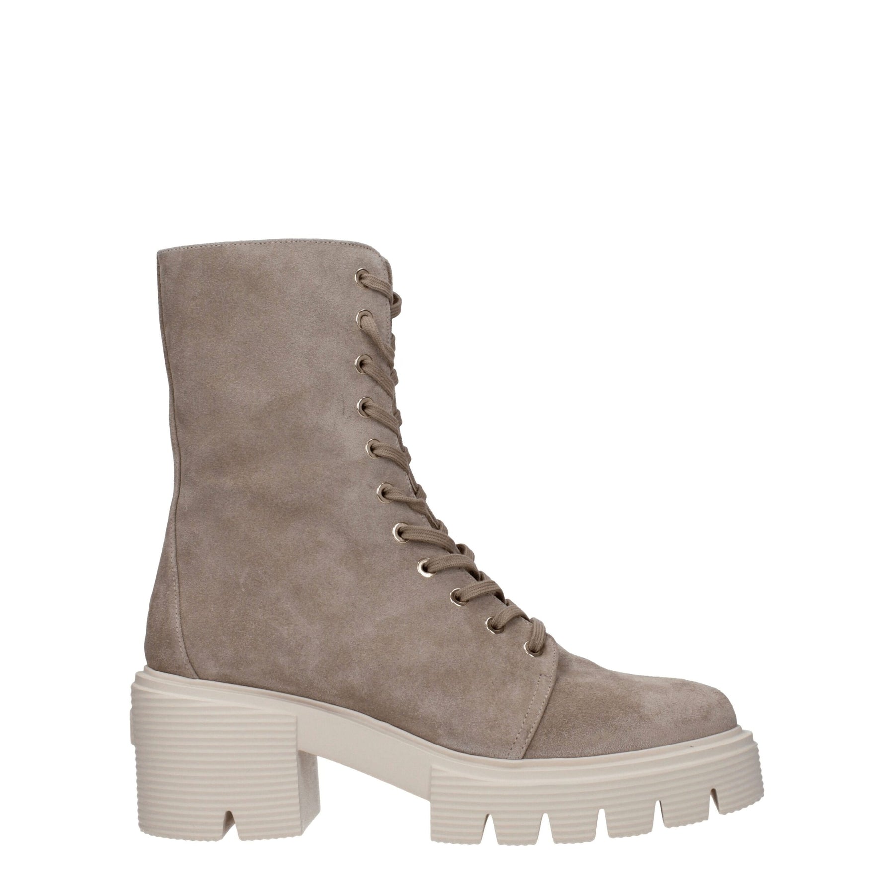 Stuart Weitzman Beige Leather Ankle Boots | Regal Royce