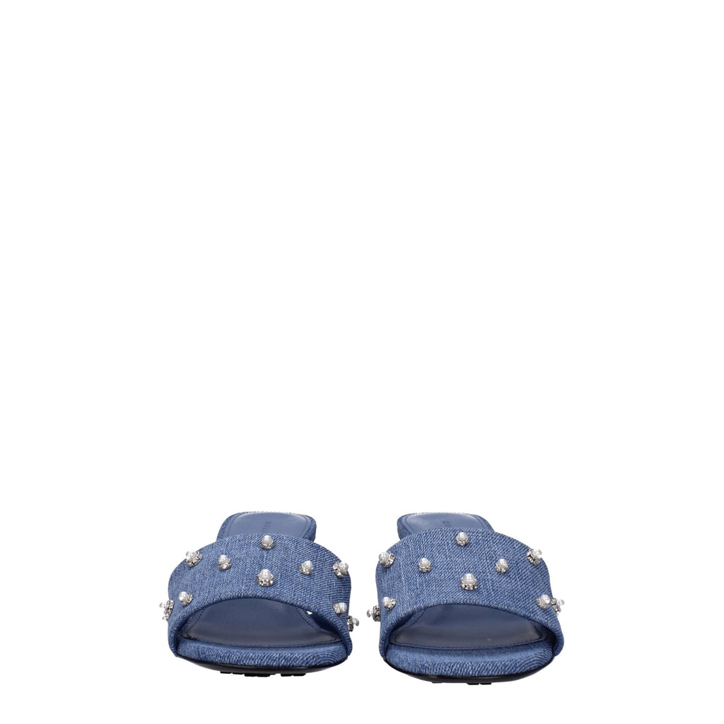 Givenchy Blue Fabric Sandals
