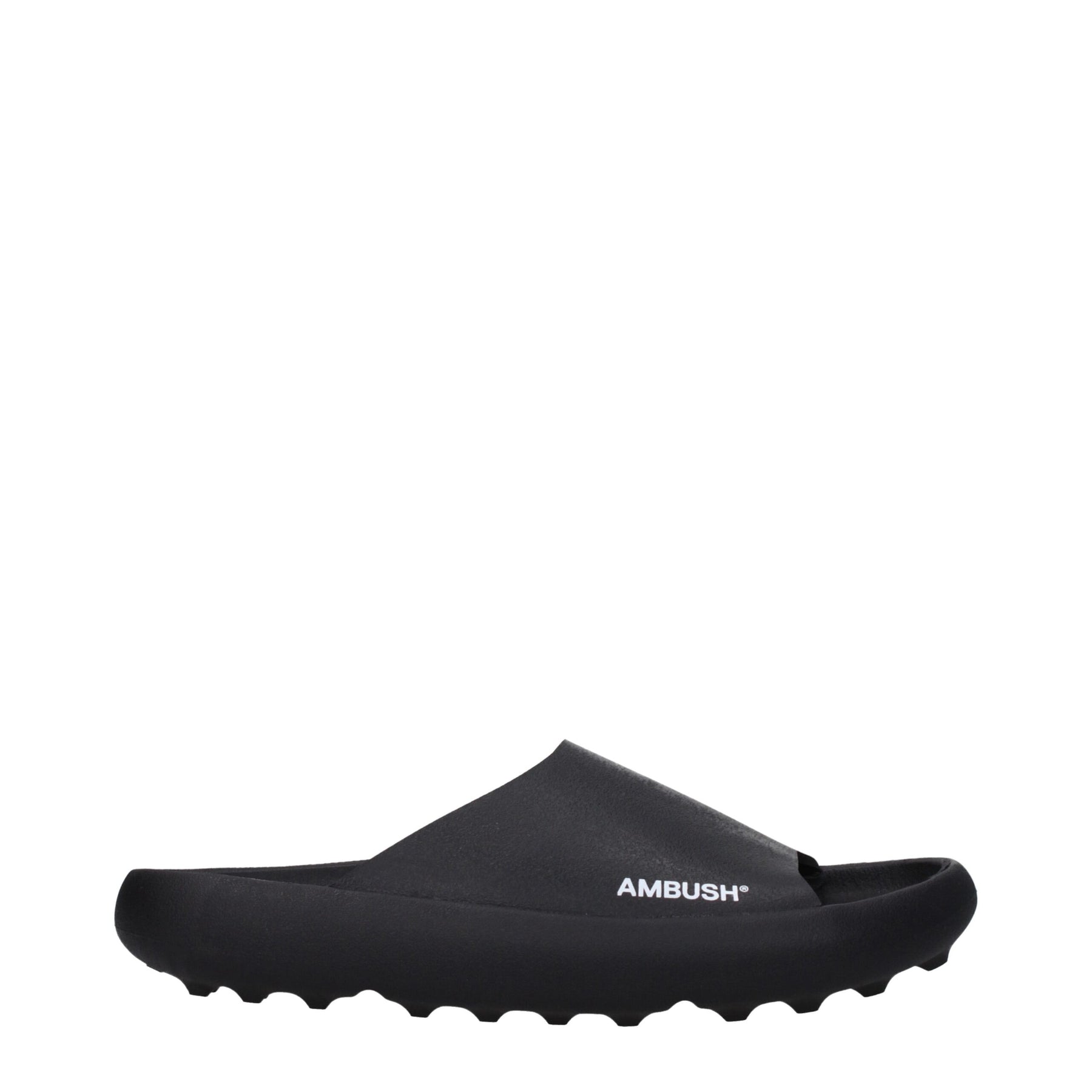 Ambush Black Cotton Slippers | Regal Royce