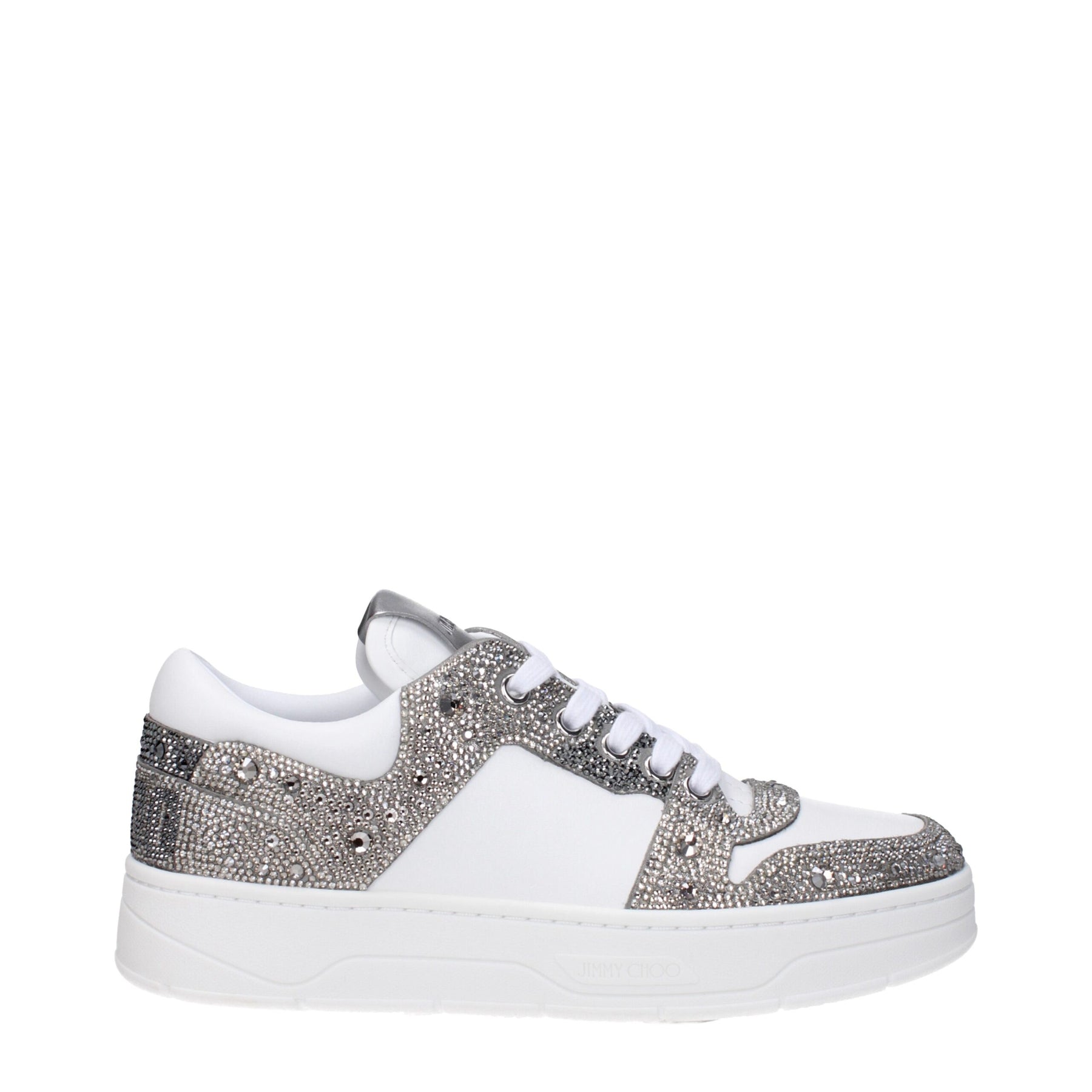 Jimmy Choo White Leather Chunky Sneakers | Regal Royce