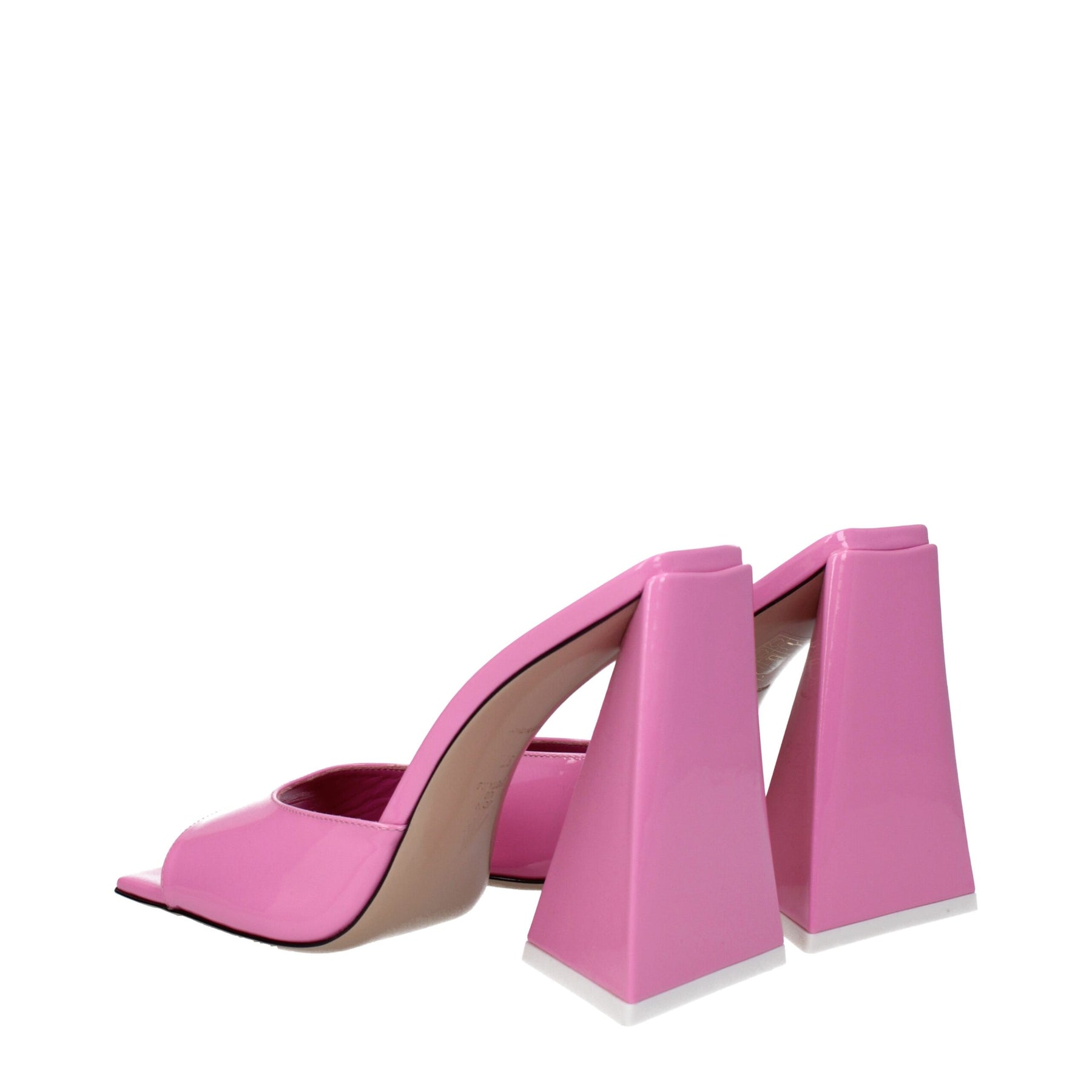 The Attico Pink Leather Platform Sandals | Regal Royce