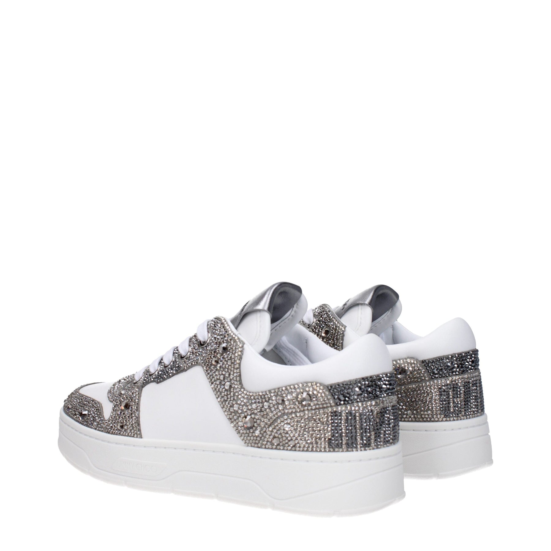 Jimmy Choo White Leather Chunky Sneakers | Regal Royce