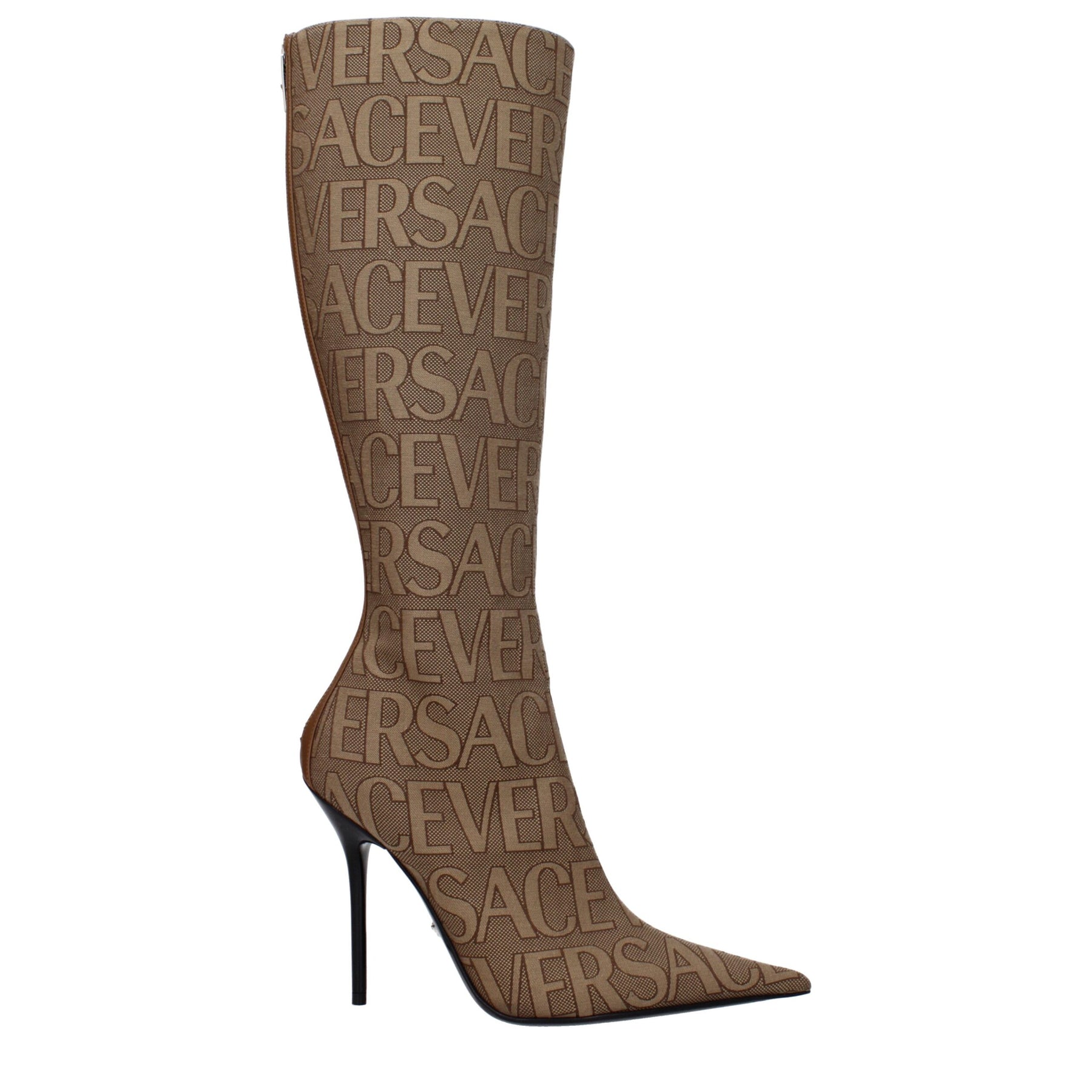 Versace Beige Fabric Boots | Regal Royce
