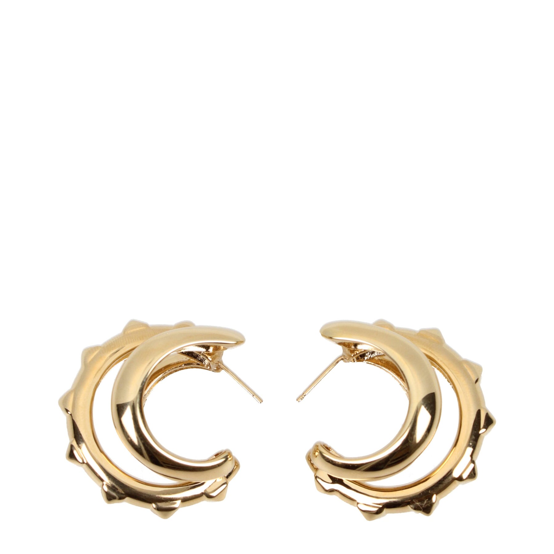 Valentino Garavani Gold Metal Earrings | Regal Royce