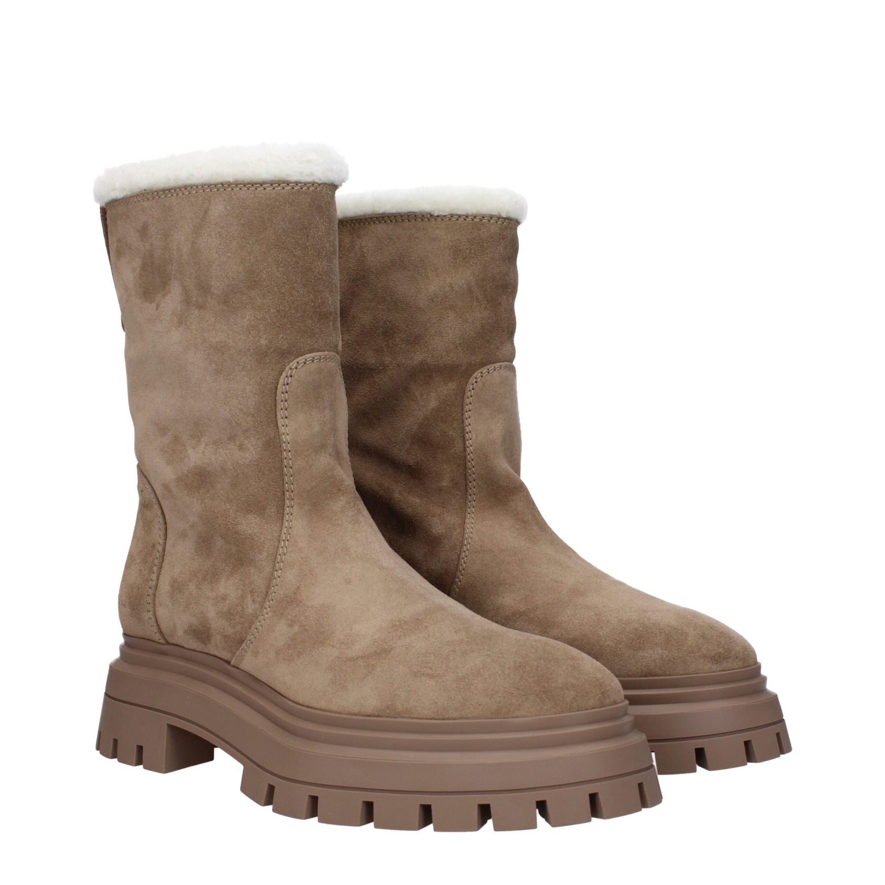 Stuart Weitzman Beige Leather Ankle Boots | Regal Royce