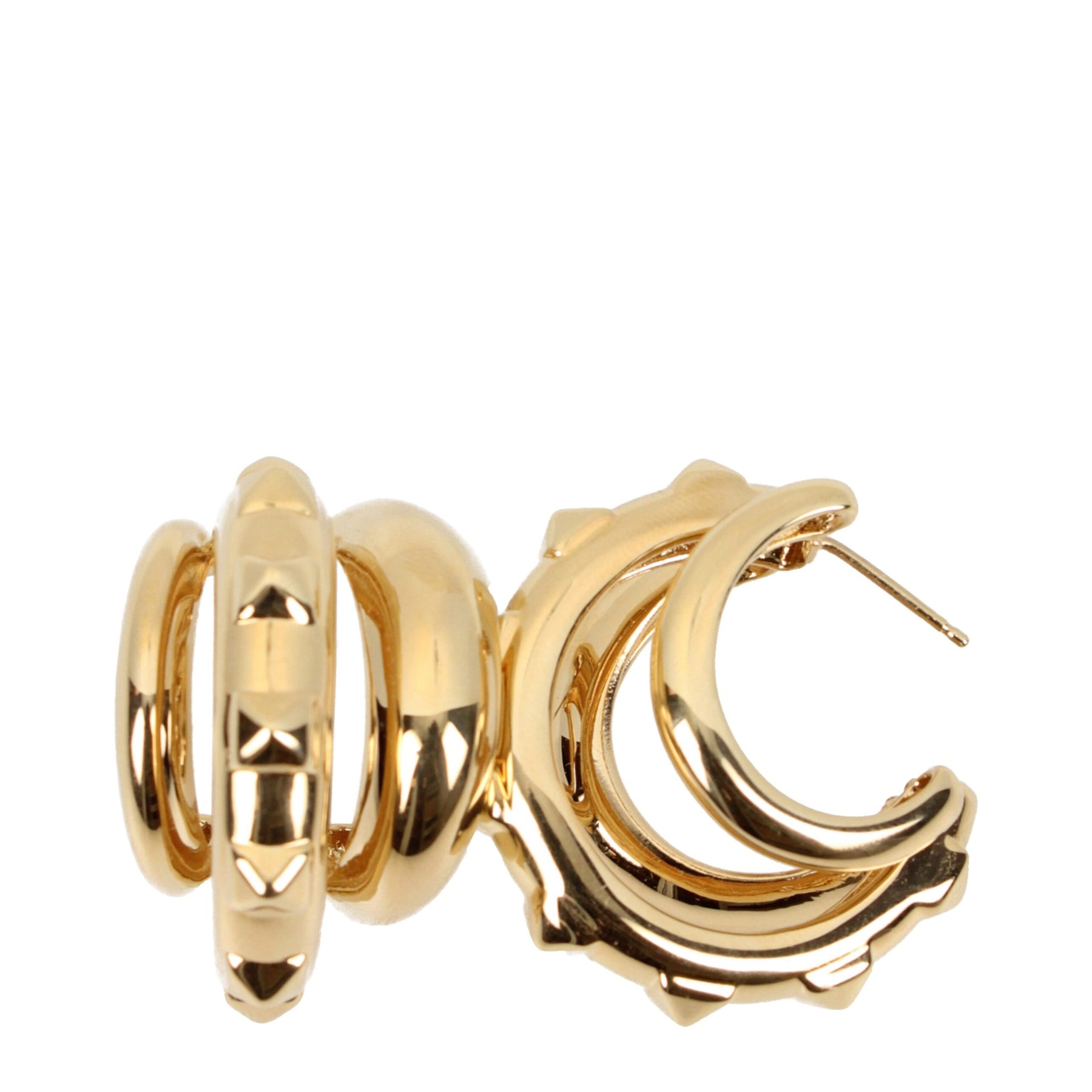 Valentino Garavani Gold Metal Earrings | Regal Royce