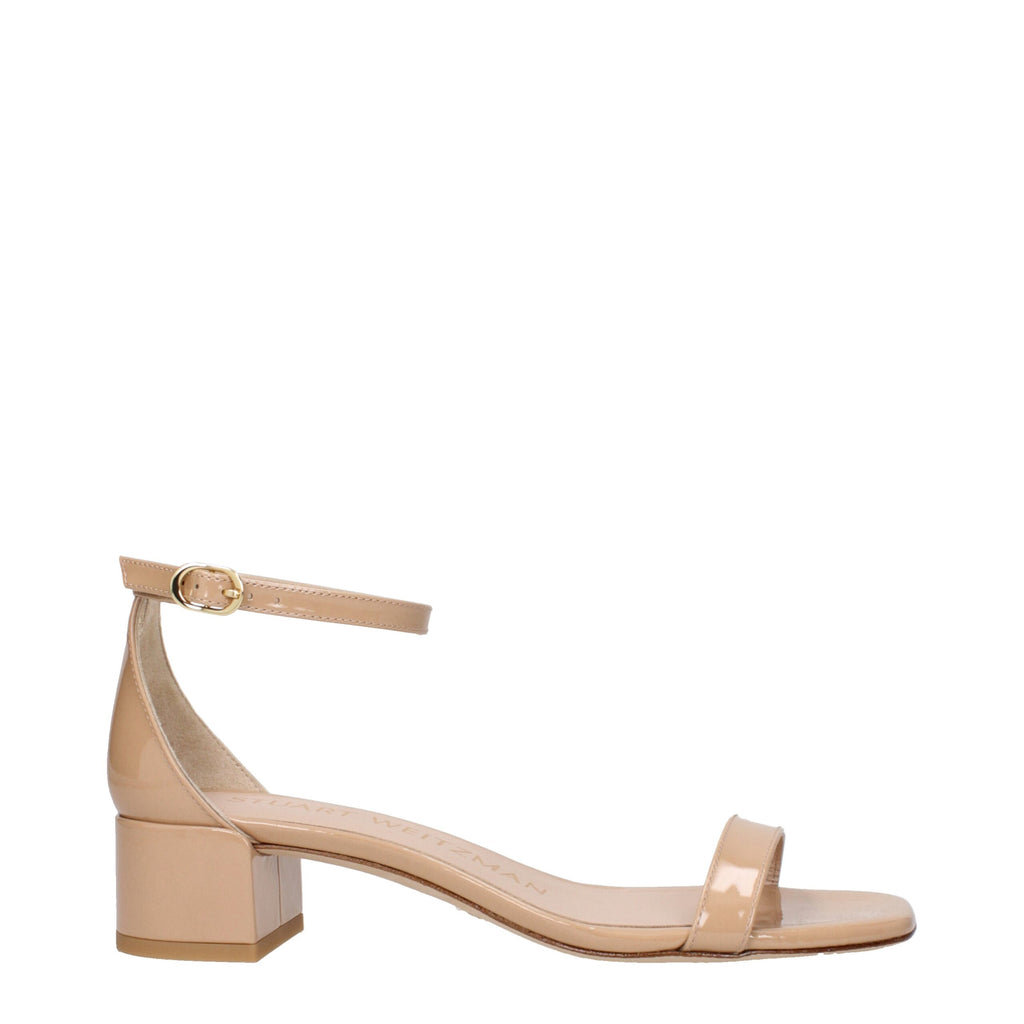 Stuart Weitzman Pink Leather Sandals