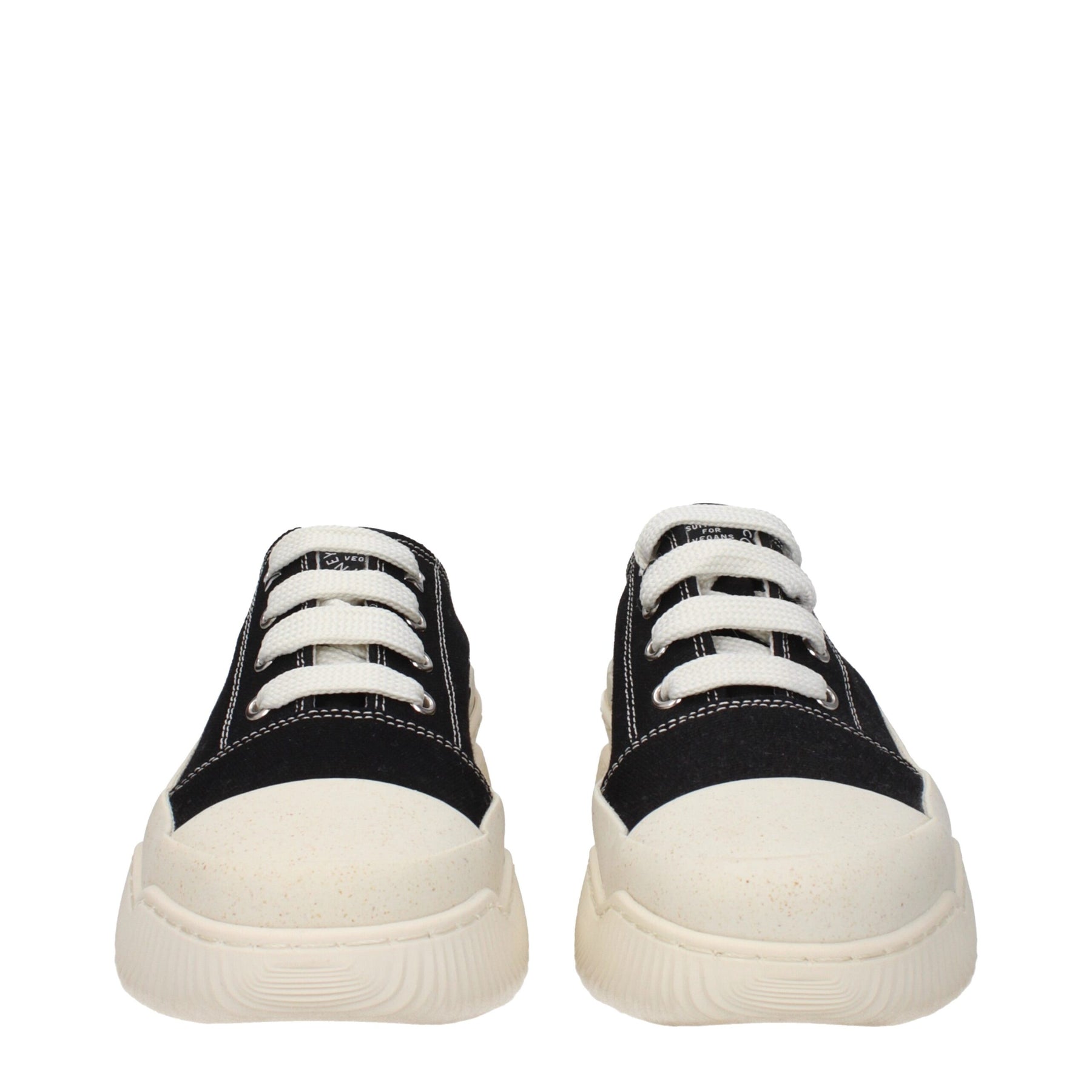 Stella McCartney Black Fabric Chunky Sneakers | Regal Royce