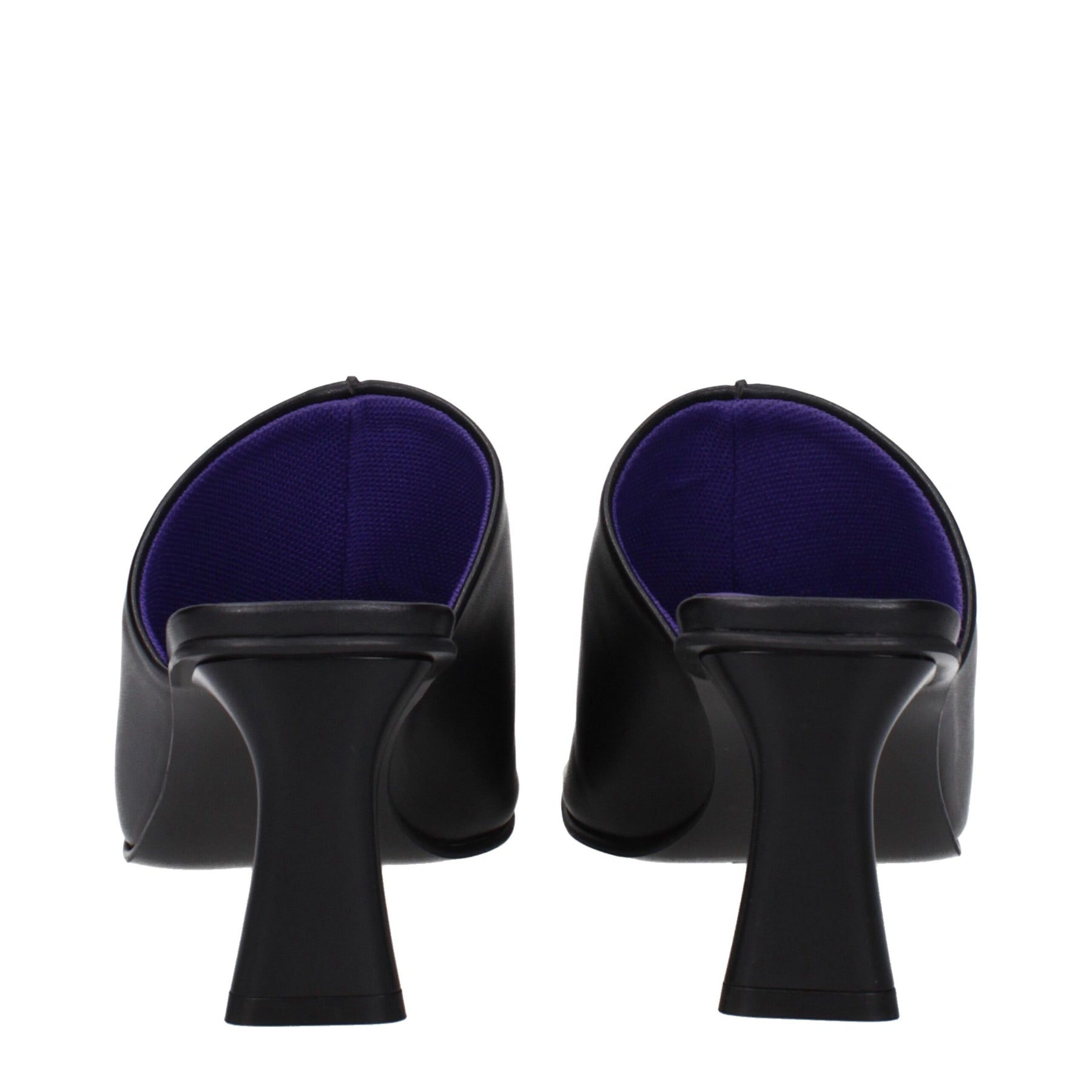 Stella McCartney Black Leather Stiletto Heel Sandals | Regal Royce