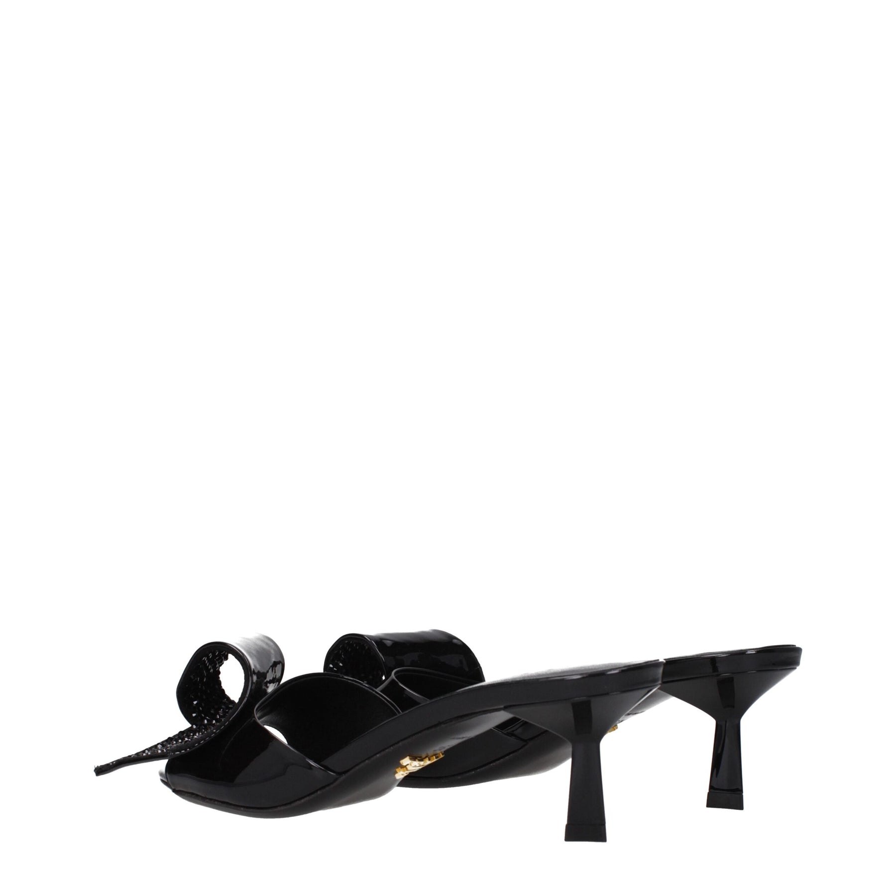 Prada Black Leather Sandals | Regal Royce
