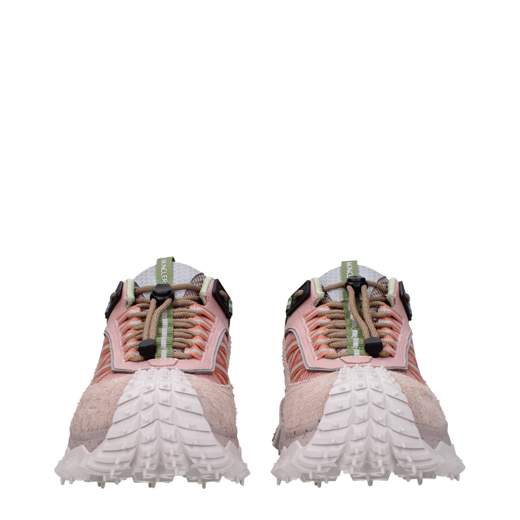 Moncler Pink Leather Athletic Sneakers | Regal Royce