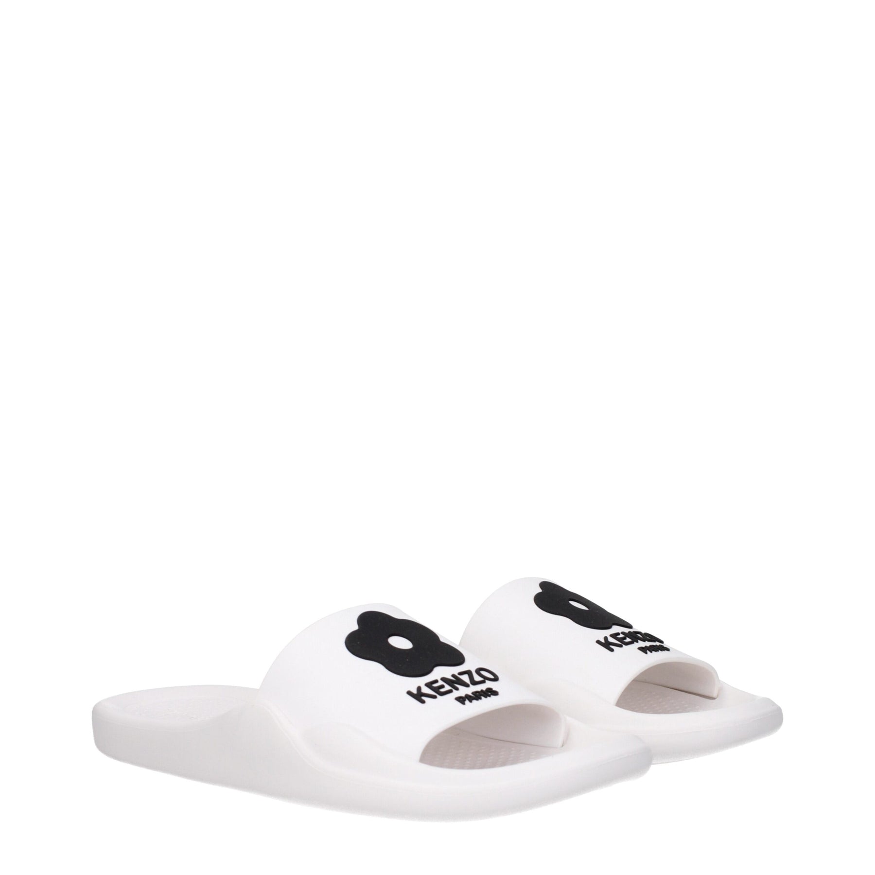 Kenzo White Cotton Slippers | Regal Royce