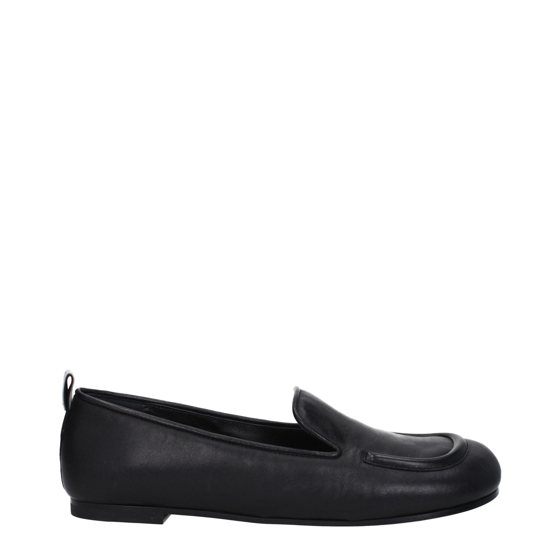 Premiata Black Leather Slip-On Loafers | Regal Royce