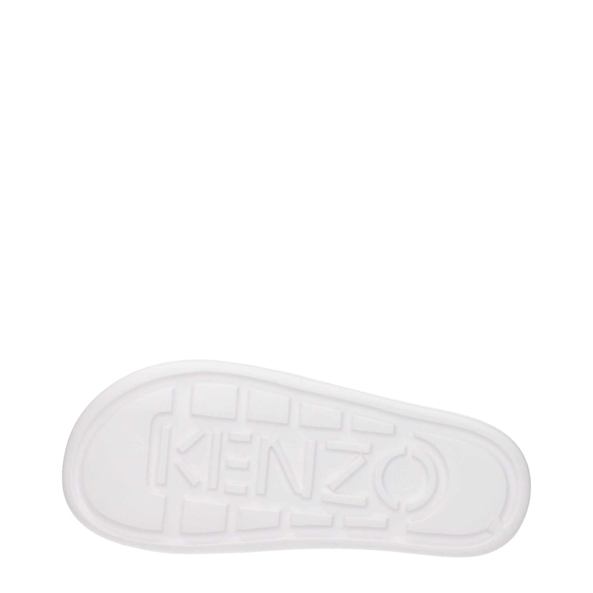Kenzo White Cotton Slippers