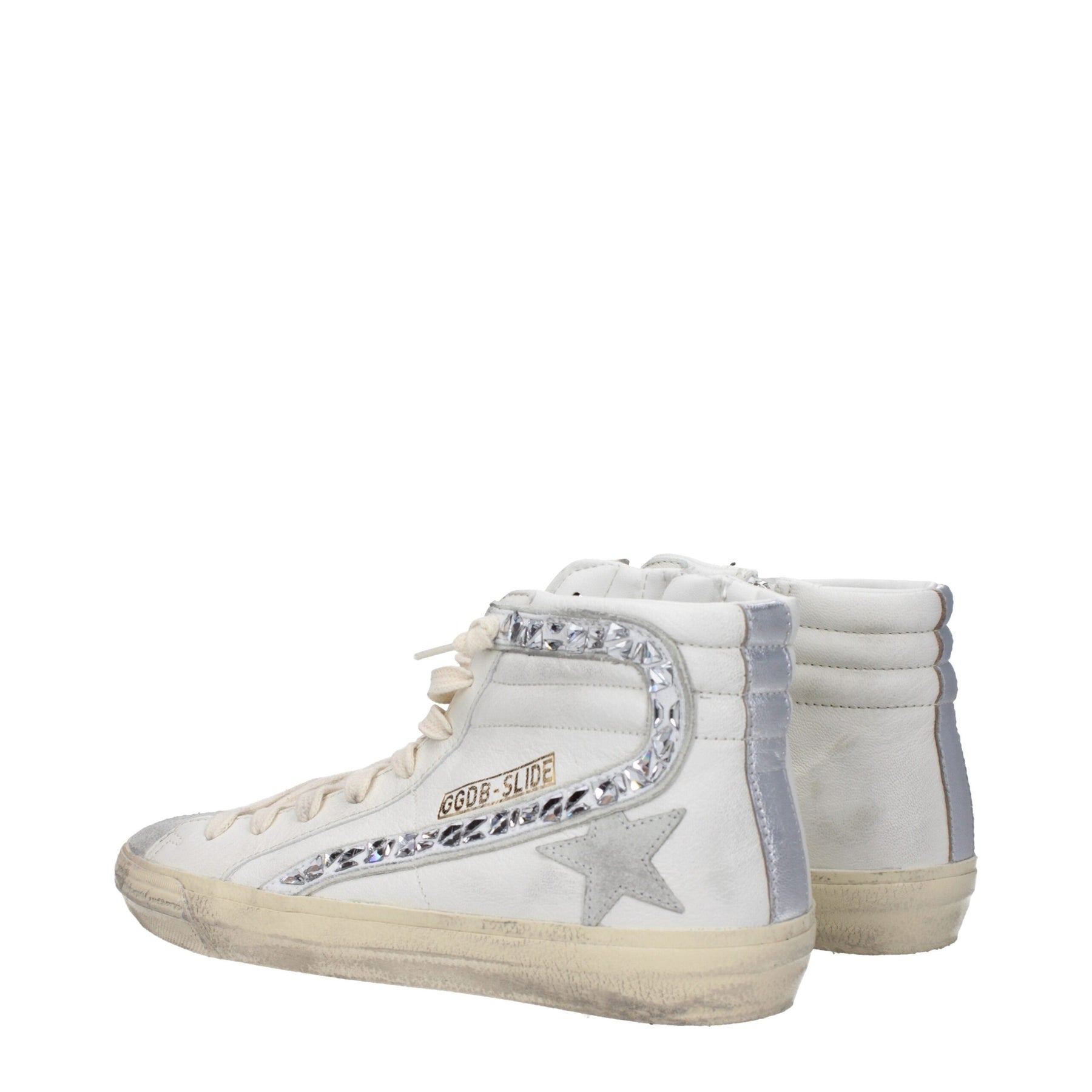Golden Goose White Leather High Top Sneakers | Regal Royce