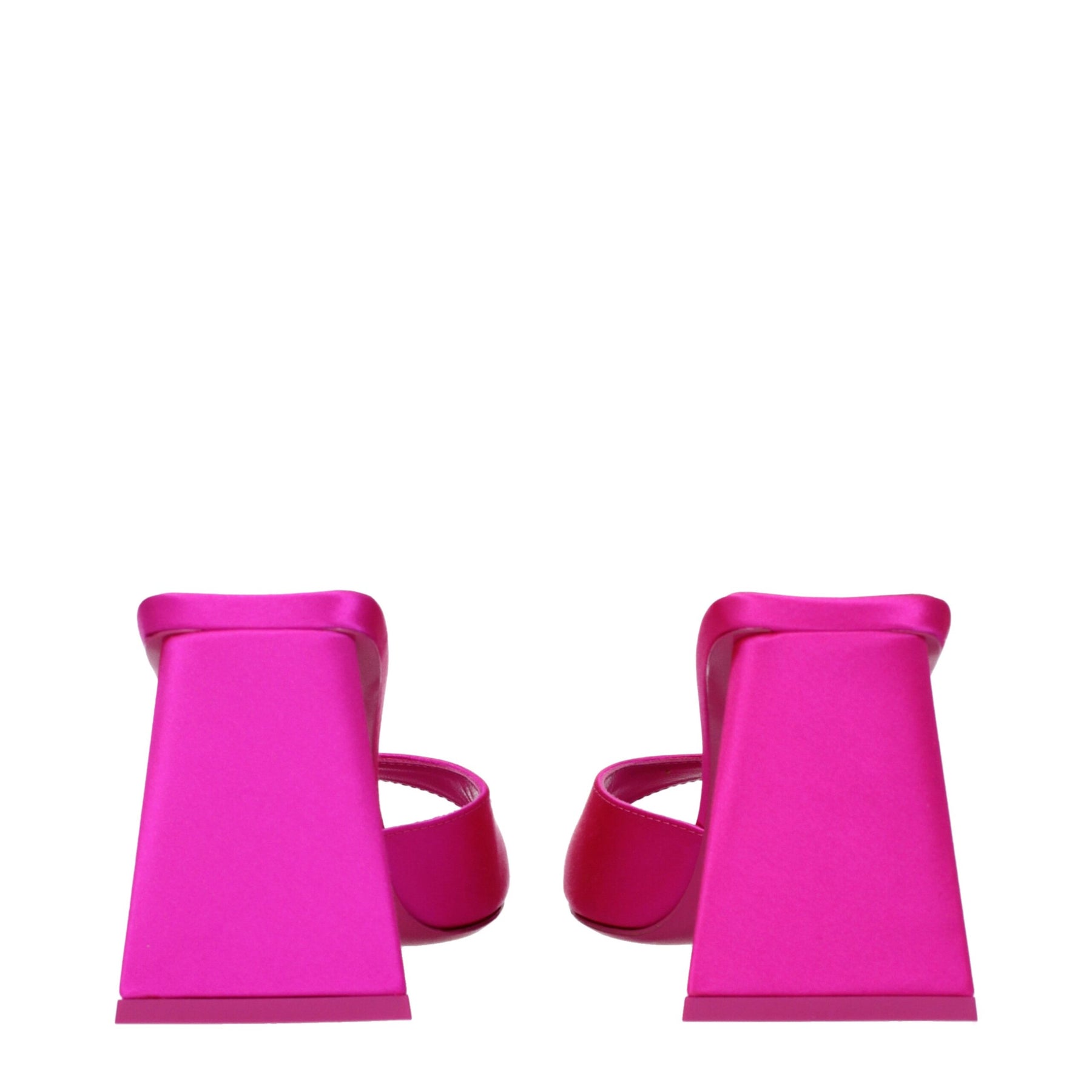 The Attico Pink Satin Stiletto Heel Sandals | Regal Royce