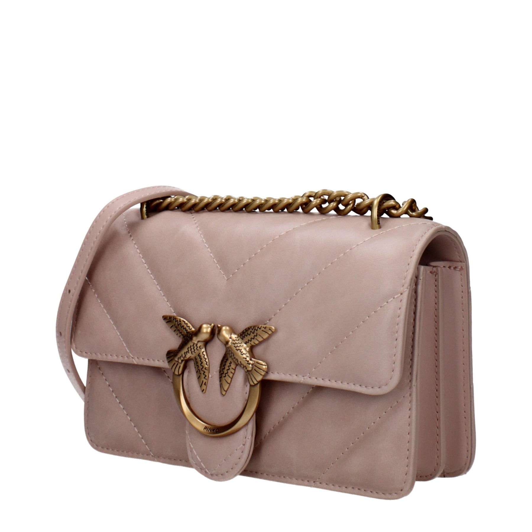 PINKO Pink Leather Crossbody Bag | Regal Royce