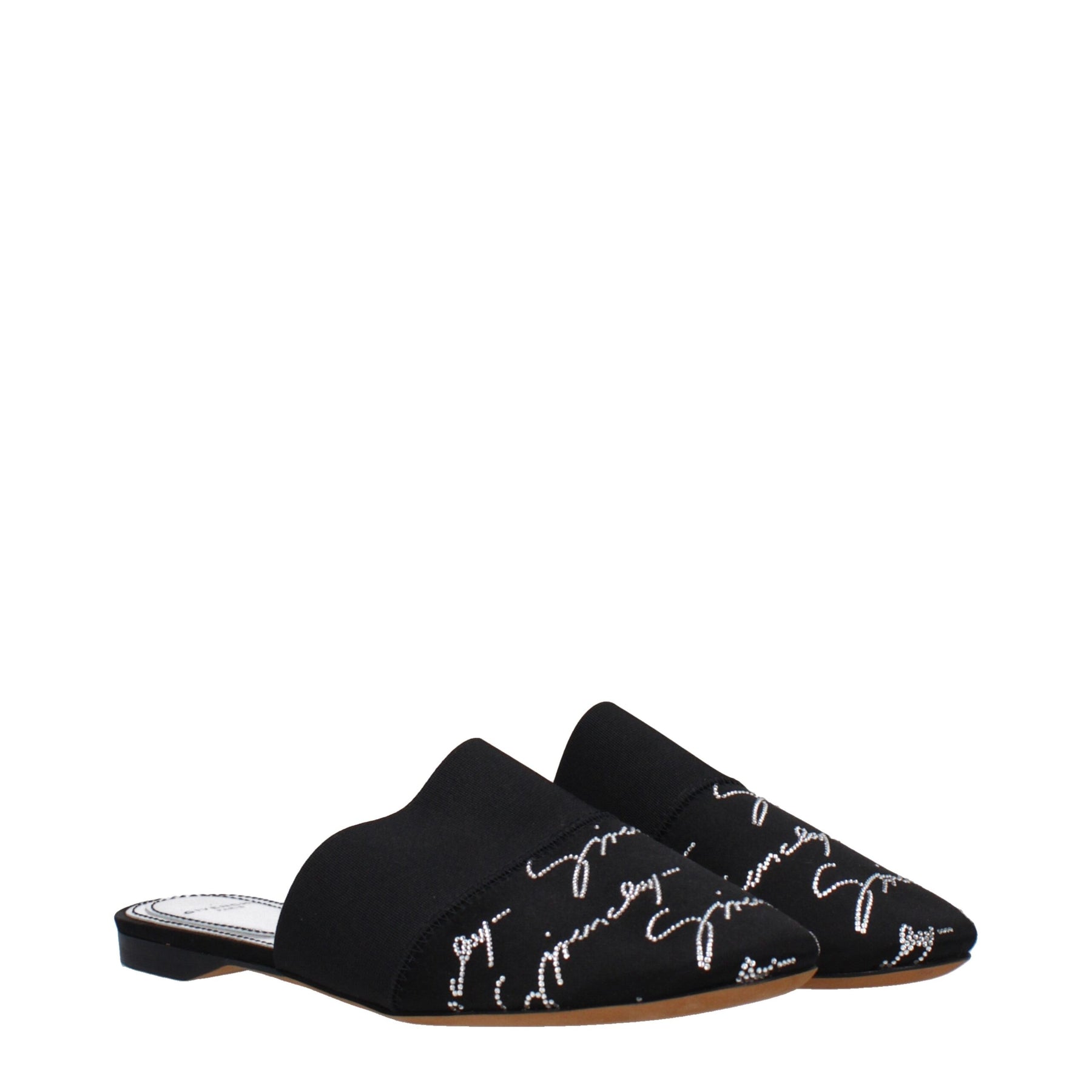 Givenchy Black Satin Slippers | Regal Royce