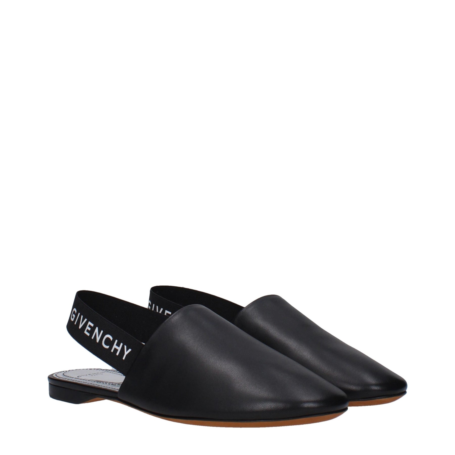 Givenchy Black Leather Mules | Regal Royce