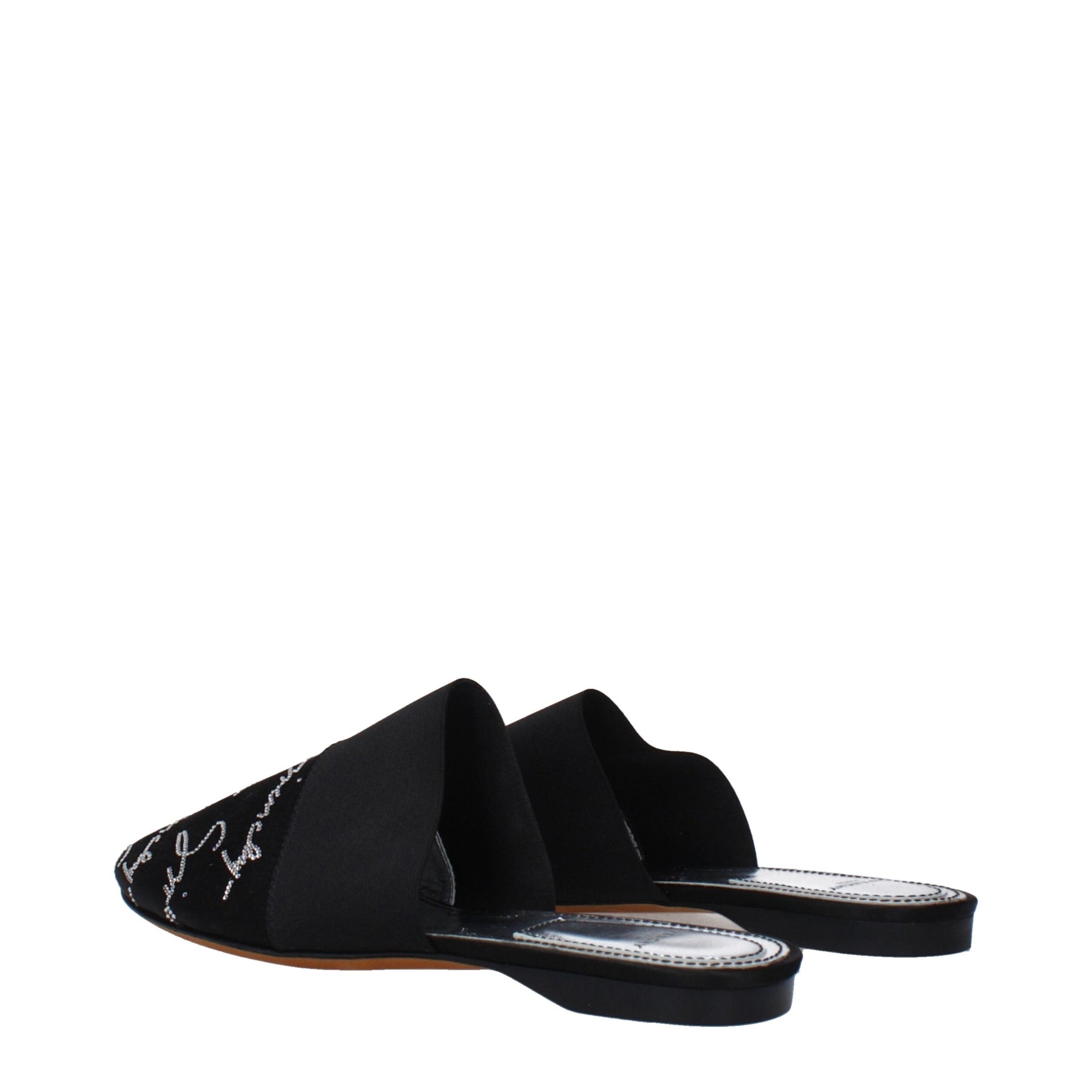 Givenchy Black Satin Slippers | Regal Royce