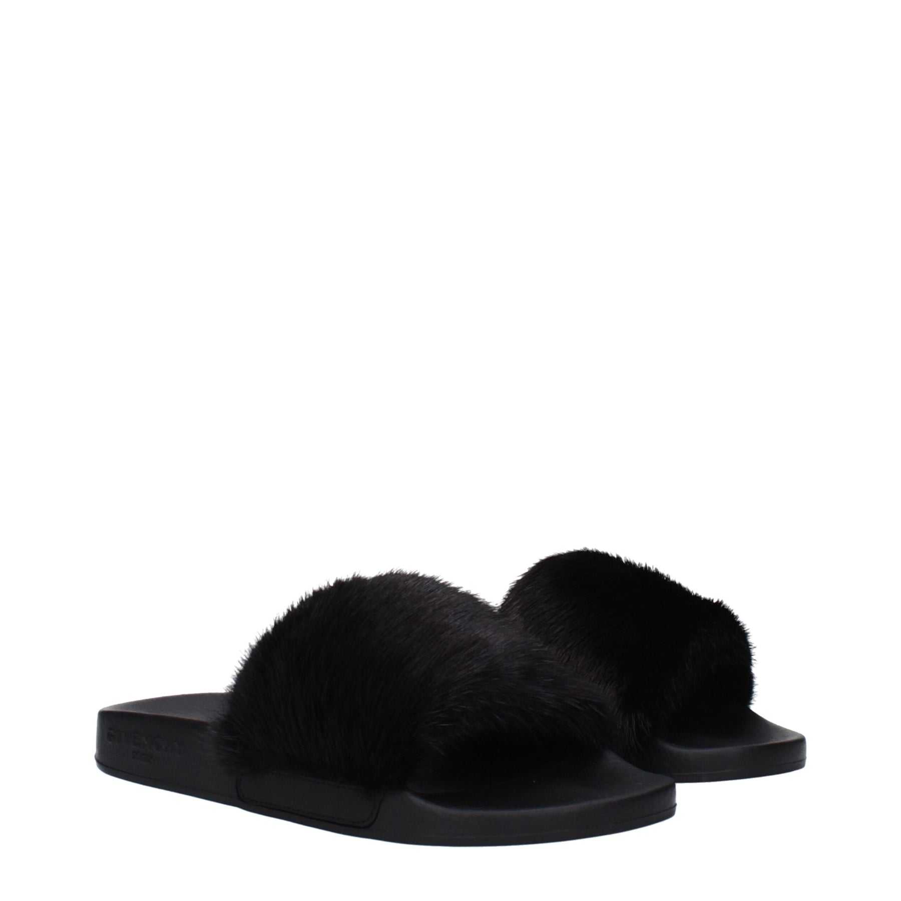Givenchy Black Cotton Slippers | Regal Royce