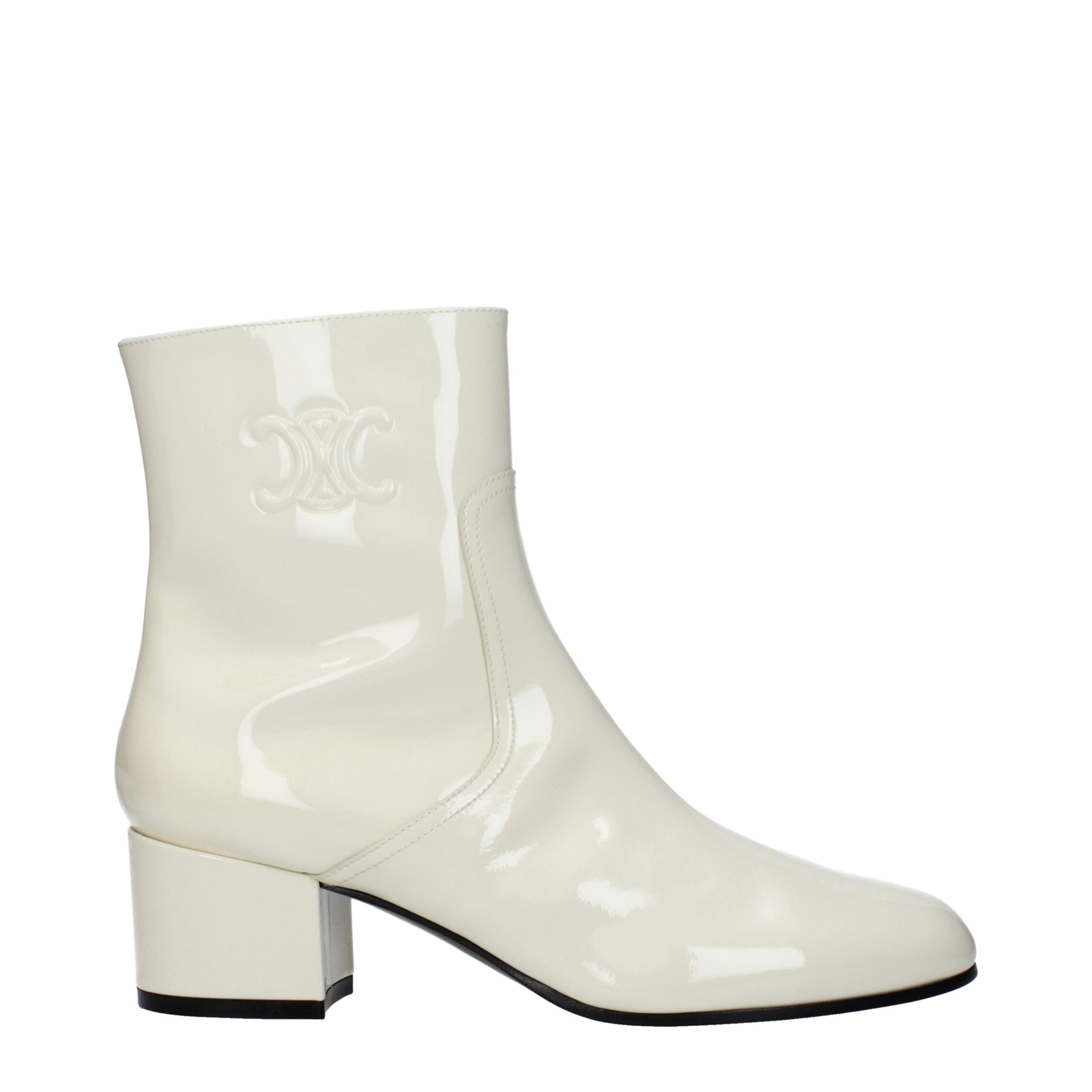 Celine Beige Leather Ankle Boots | Regal Royce