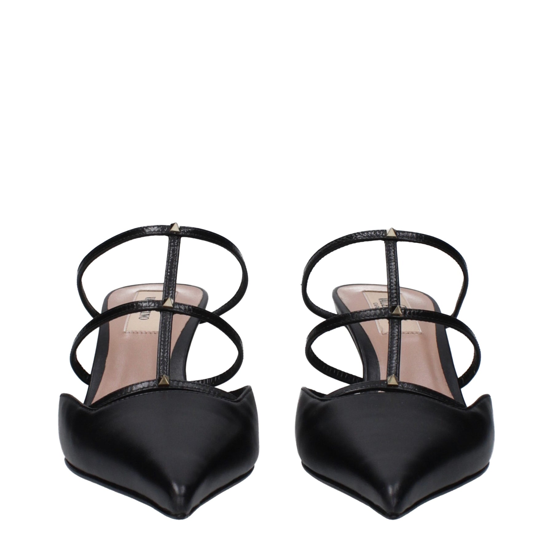 Valentino Garavani Black Leather Sandals | Regal Royce