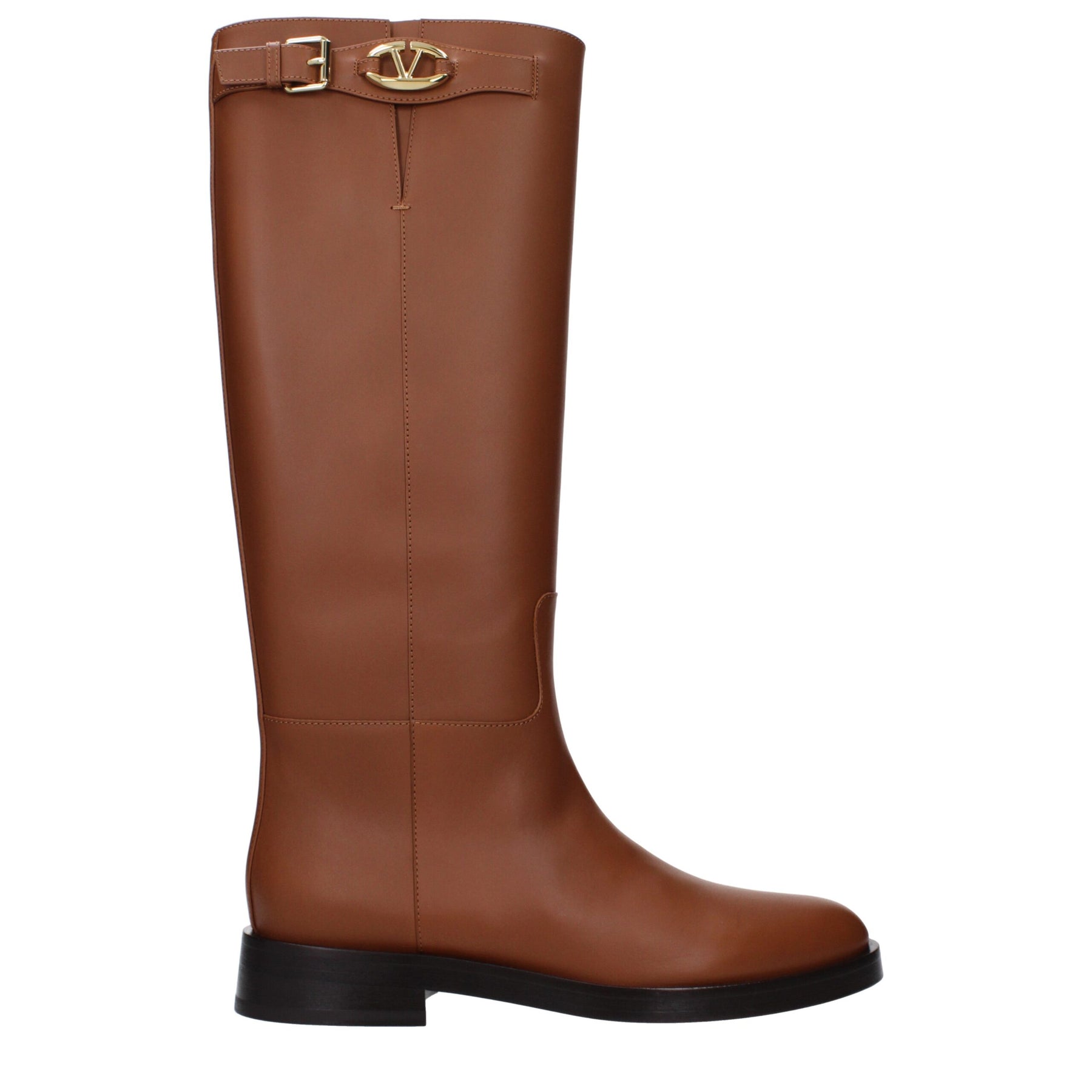 Valentino Garavani Brown Leather Boots | Regal Royce