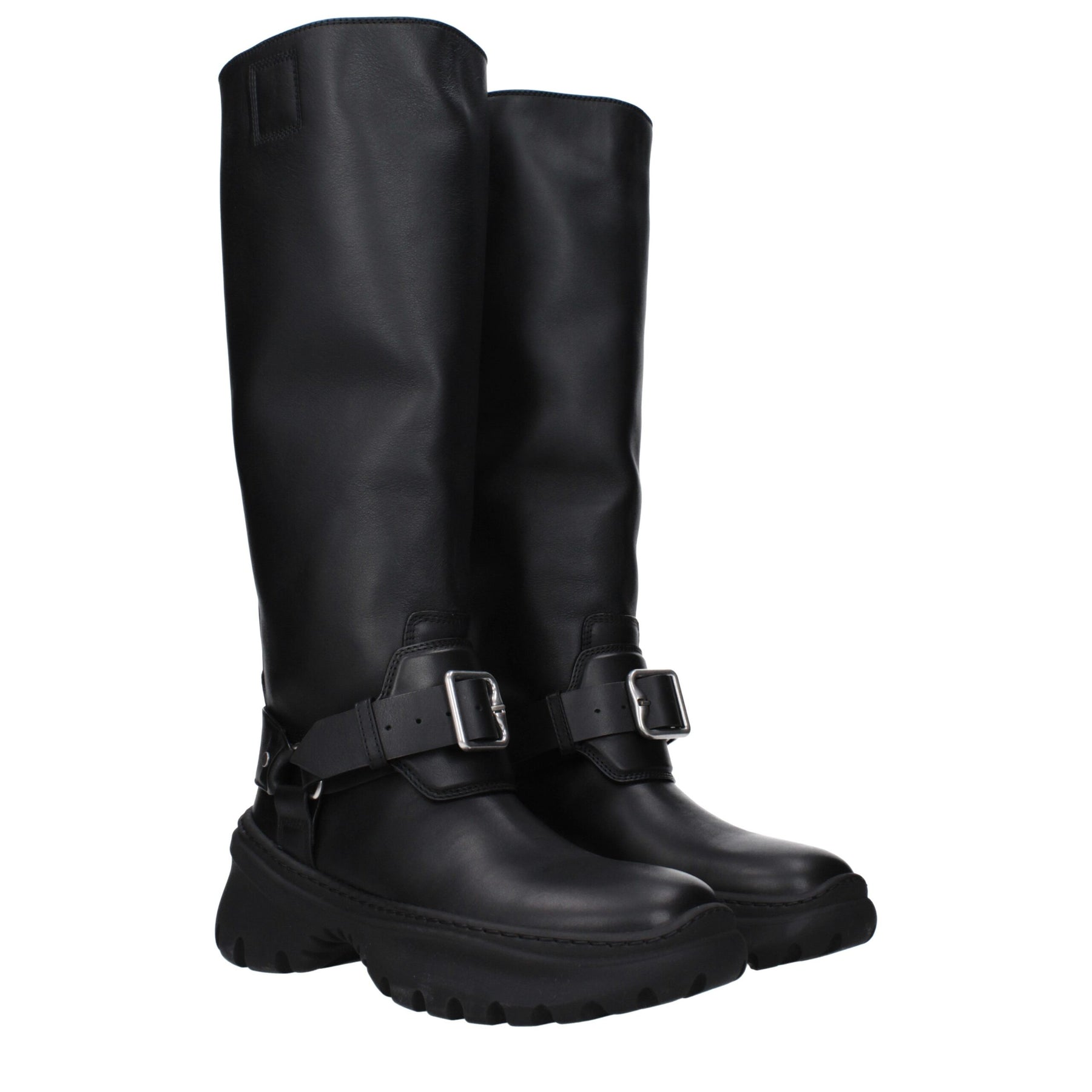 Burberry Black Leather Boots | Regal Royce