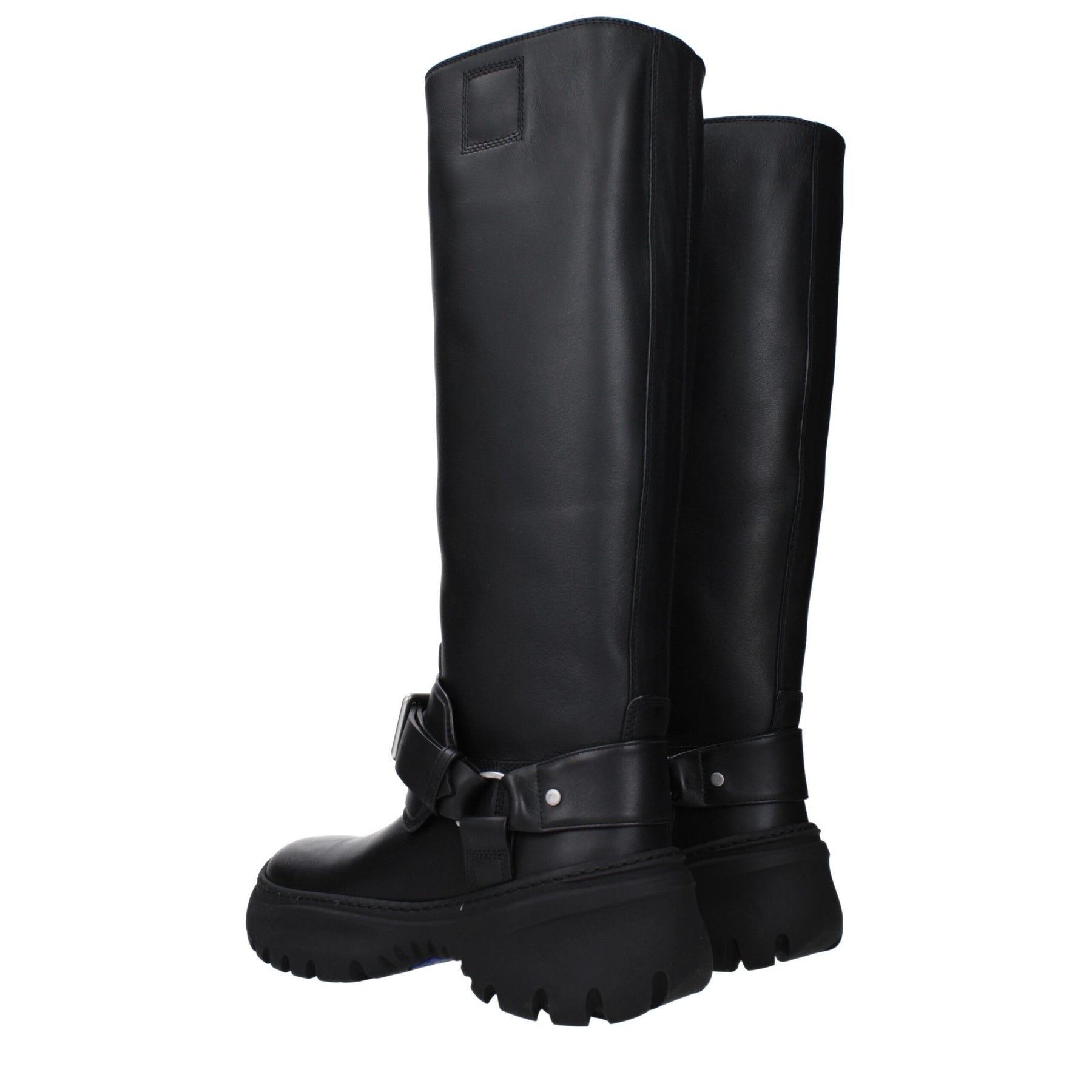 Burberry Black Leather Boots | Regal Royce