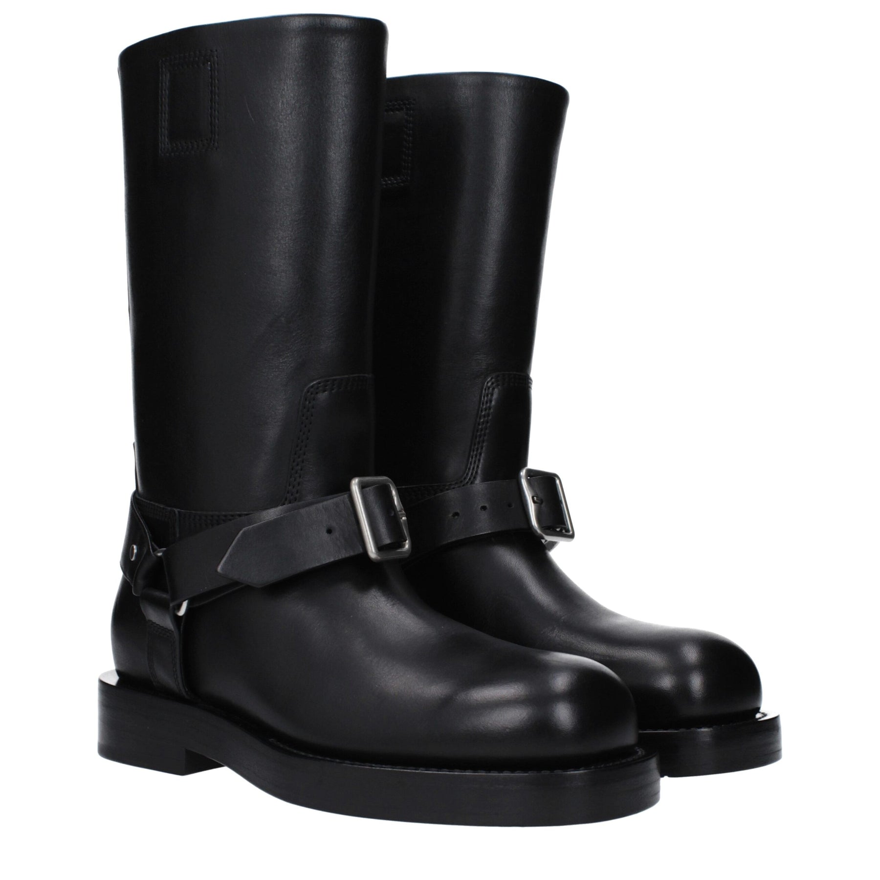 Burberry Black Leather Boots | Regal Royce