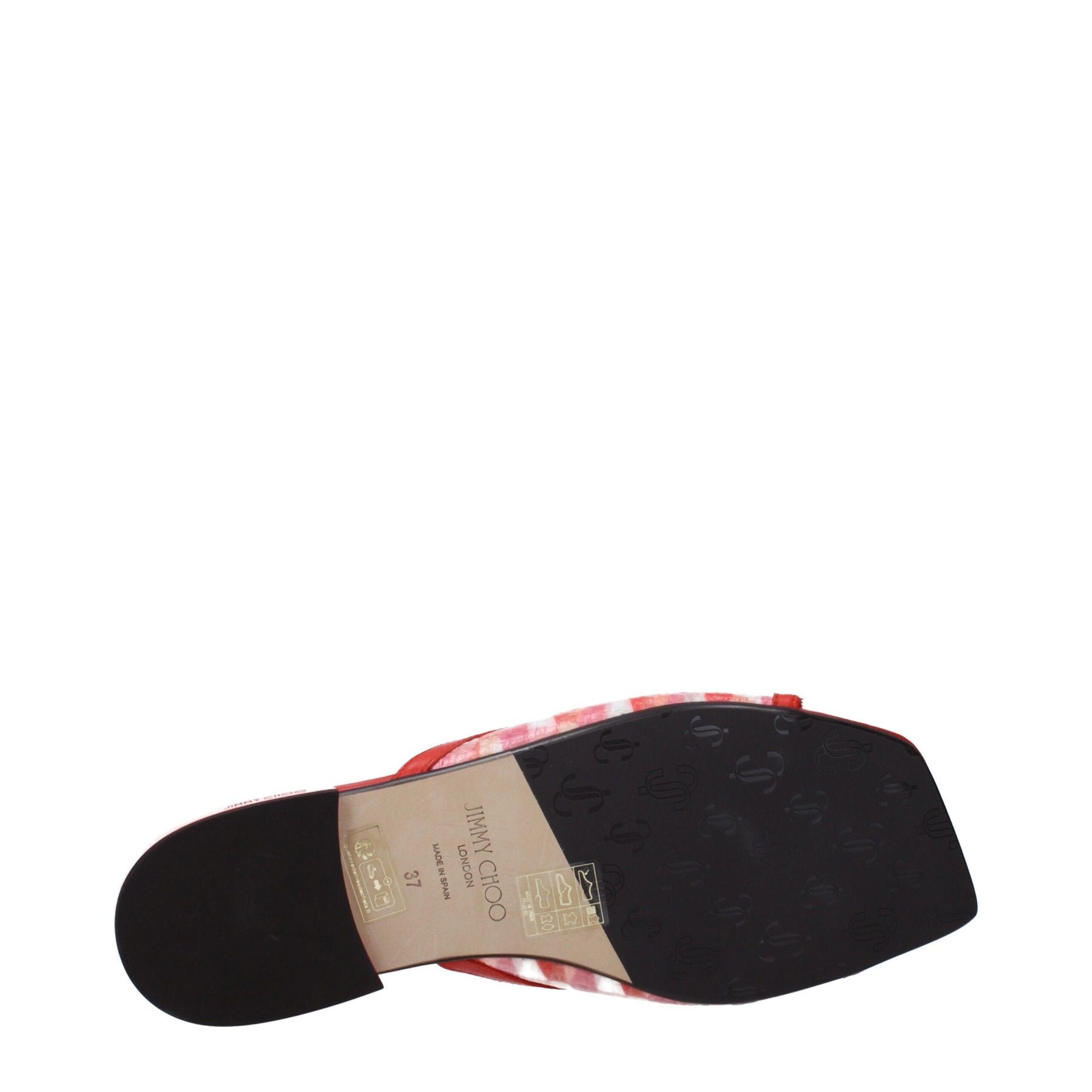 Jimmy Choo Orange Fabric Slippers | Regal Royce