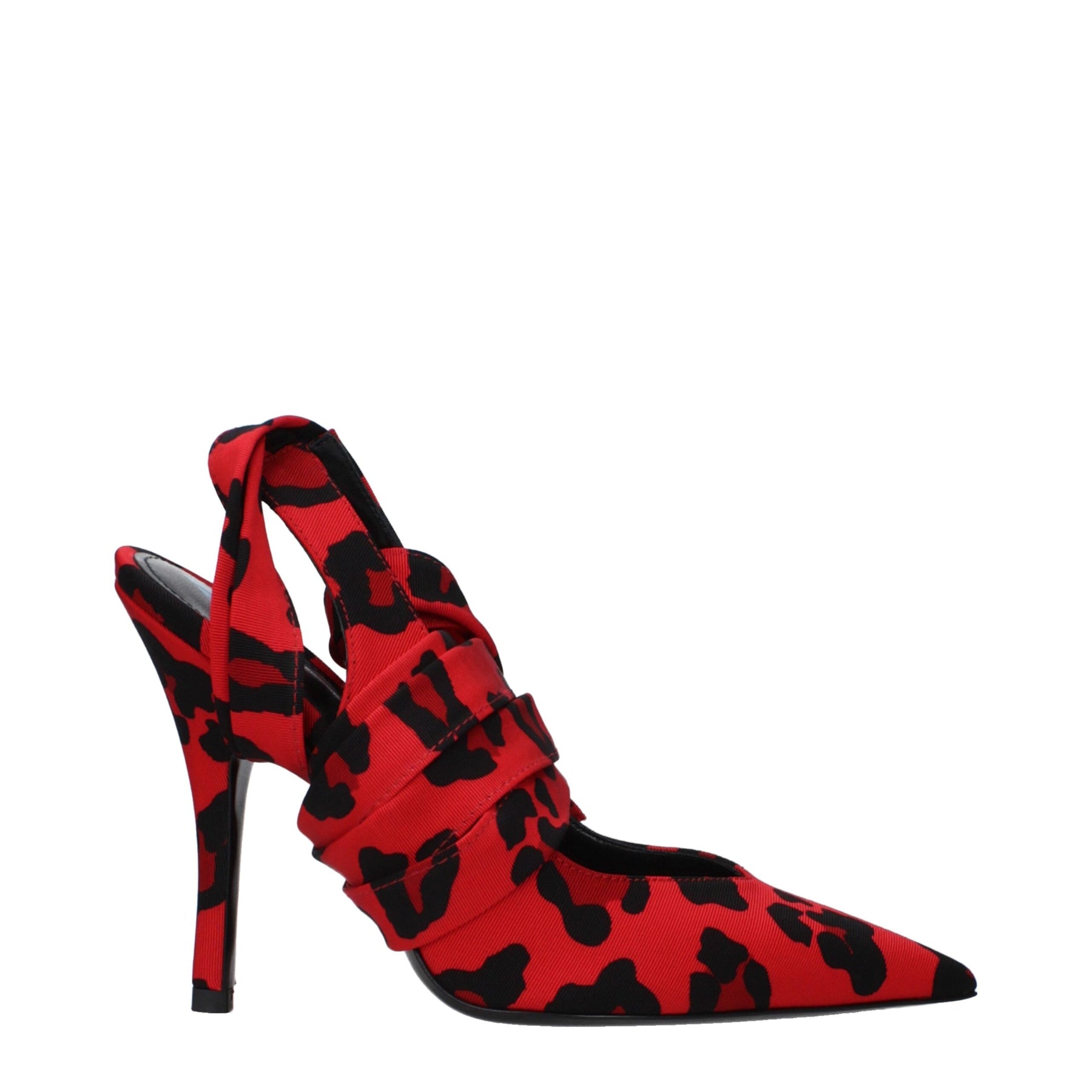 The Attico Red Fabric Pumps | Regal Royce