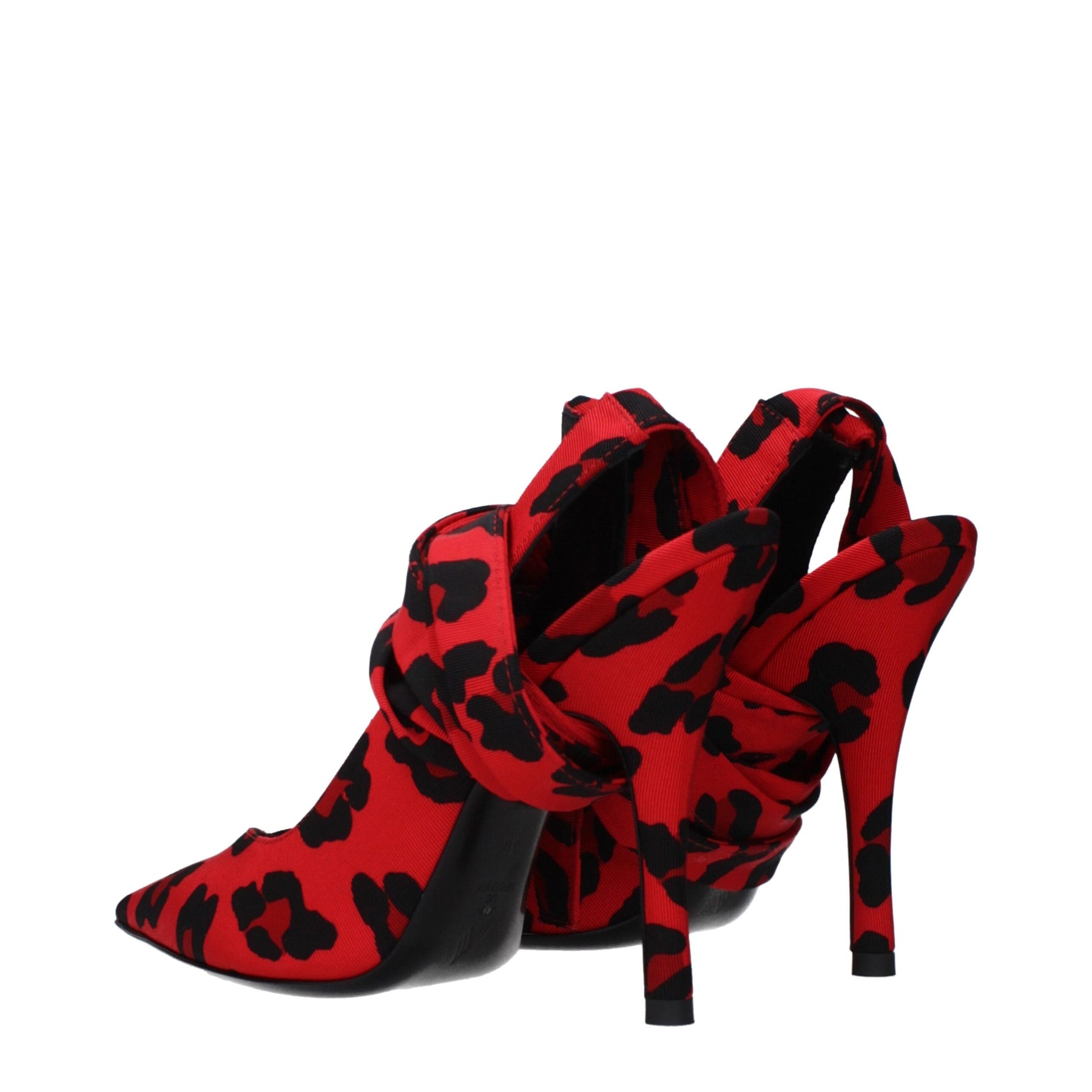 The Attico Red Fabric Pumps | Regal Royce