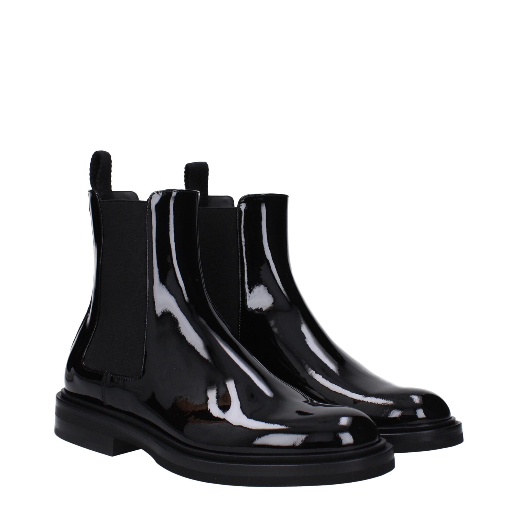 Dolce & Gabbana Black Leather Ankle Boots | Regal Royce