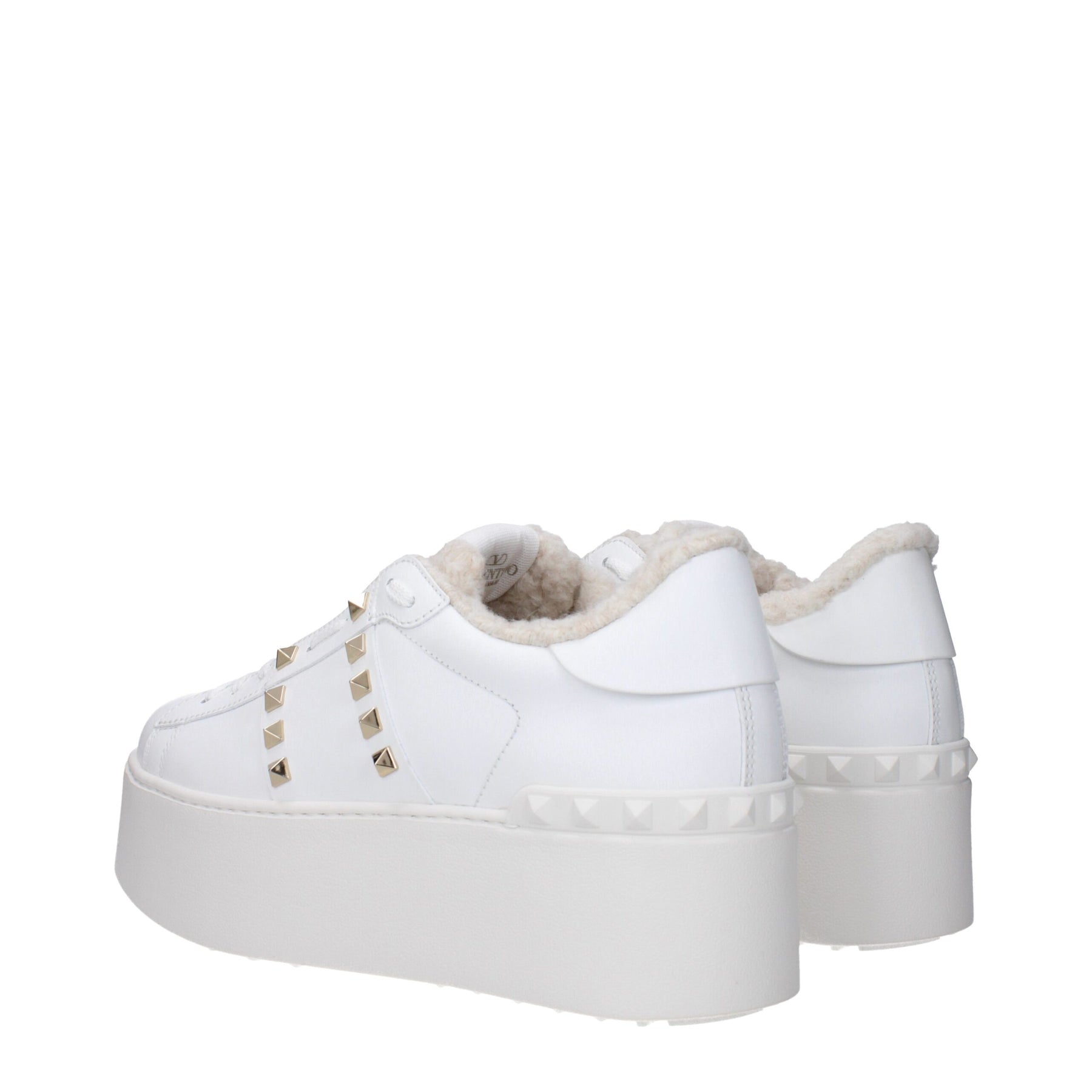 Valentino Garavani White Leather Platform Sneakers | Regal Royce