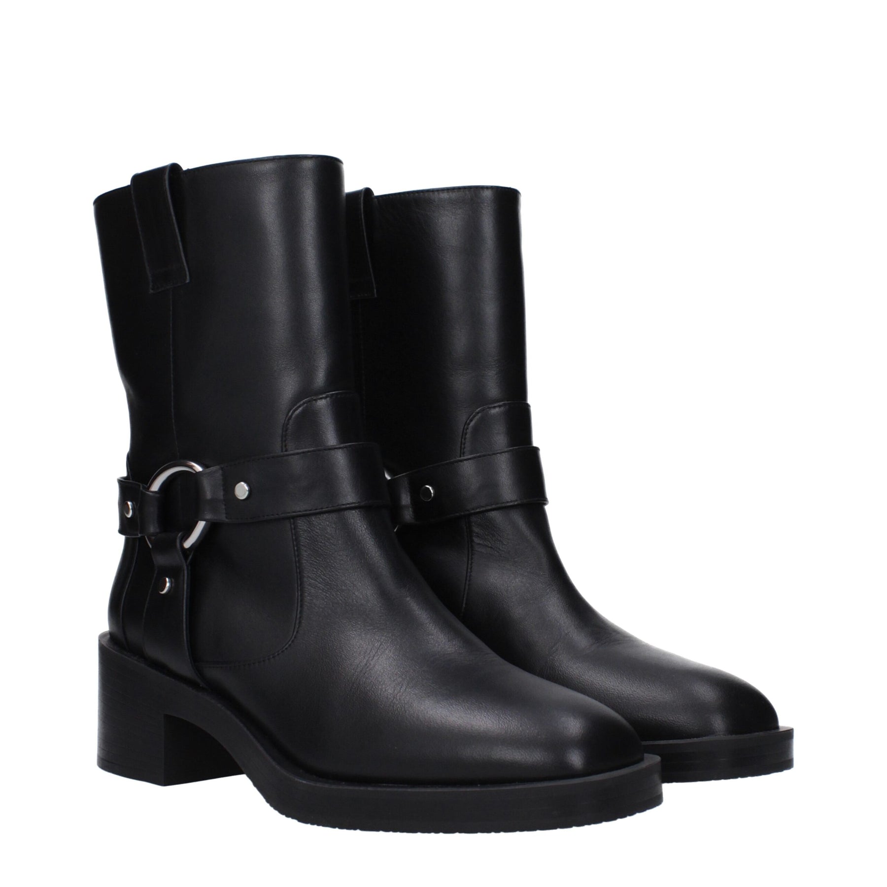 Stuart Weitzman Black Leather Ankle Boots | Regal Royce