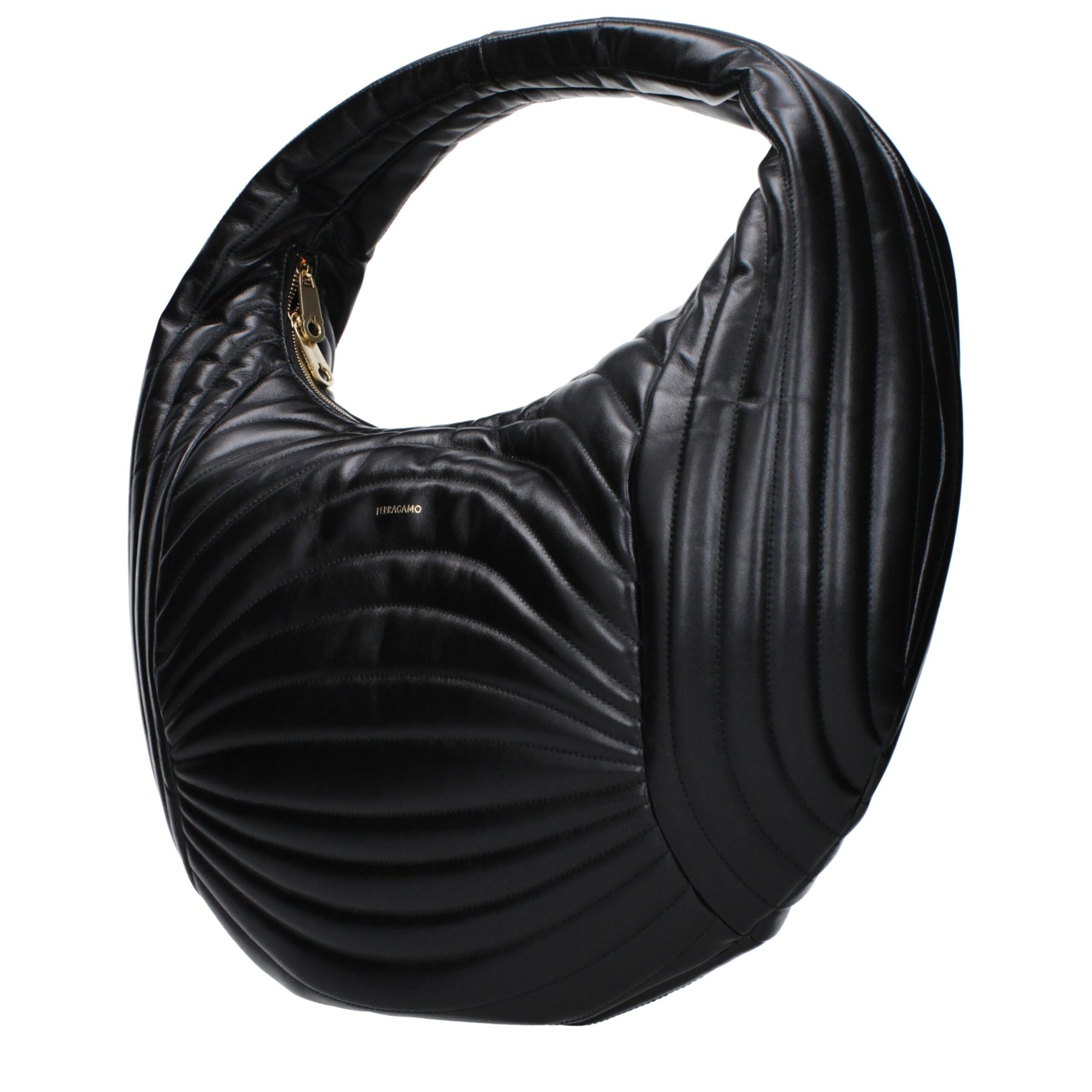 Salvatore Ferragamo Black Leather Handbag | Regal Royce