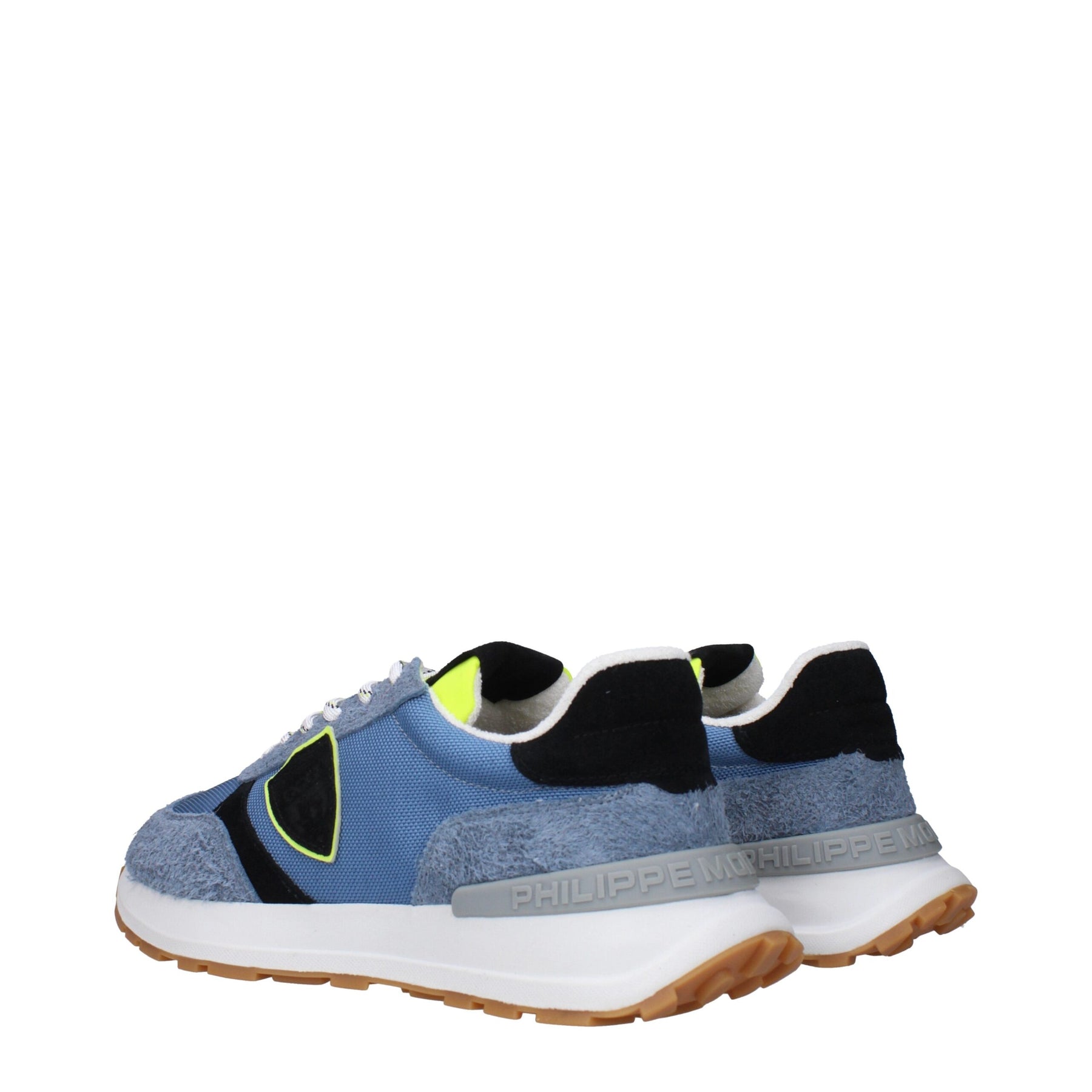 Philippe Model Blue Fabric Athletic Sneakers | Regal Royce