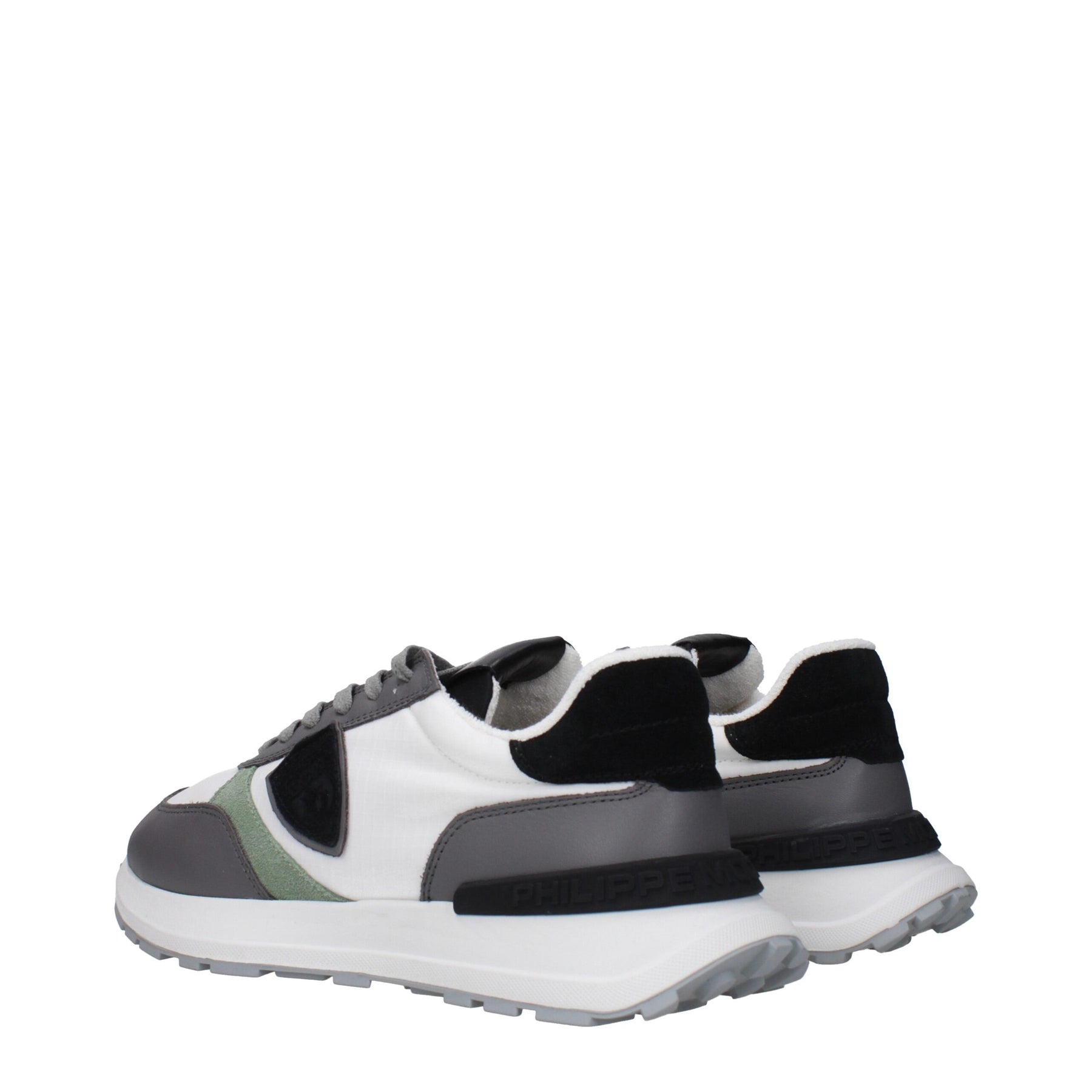 Philippe Model White Fabric Low Top Sneakers | Regal Royce