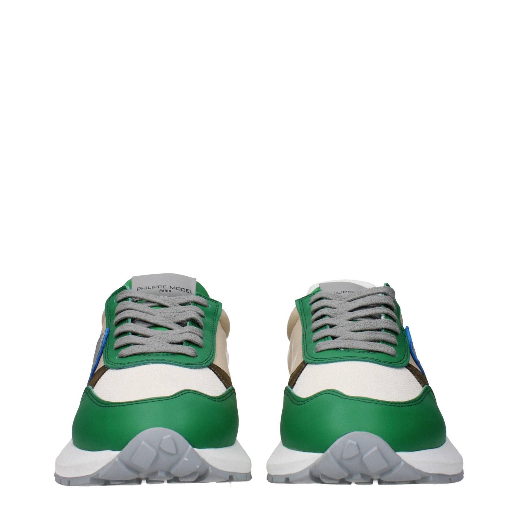 Philippe Model Green Fabric Athletic Sneakers | Regal Royce