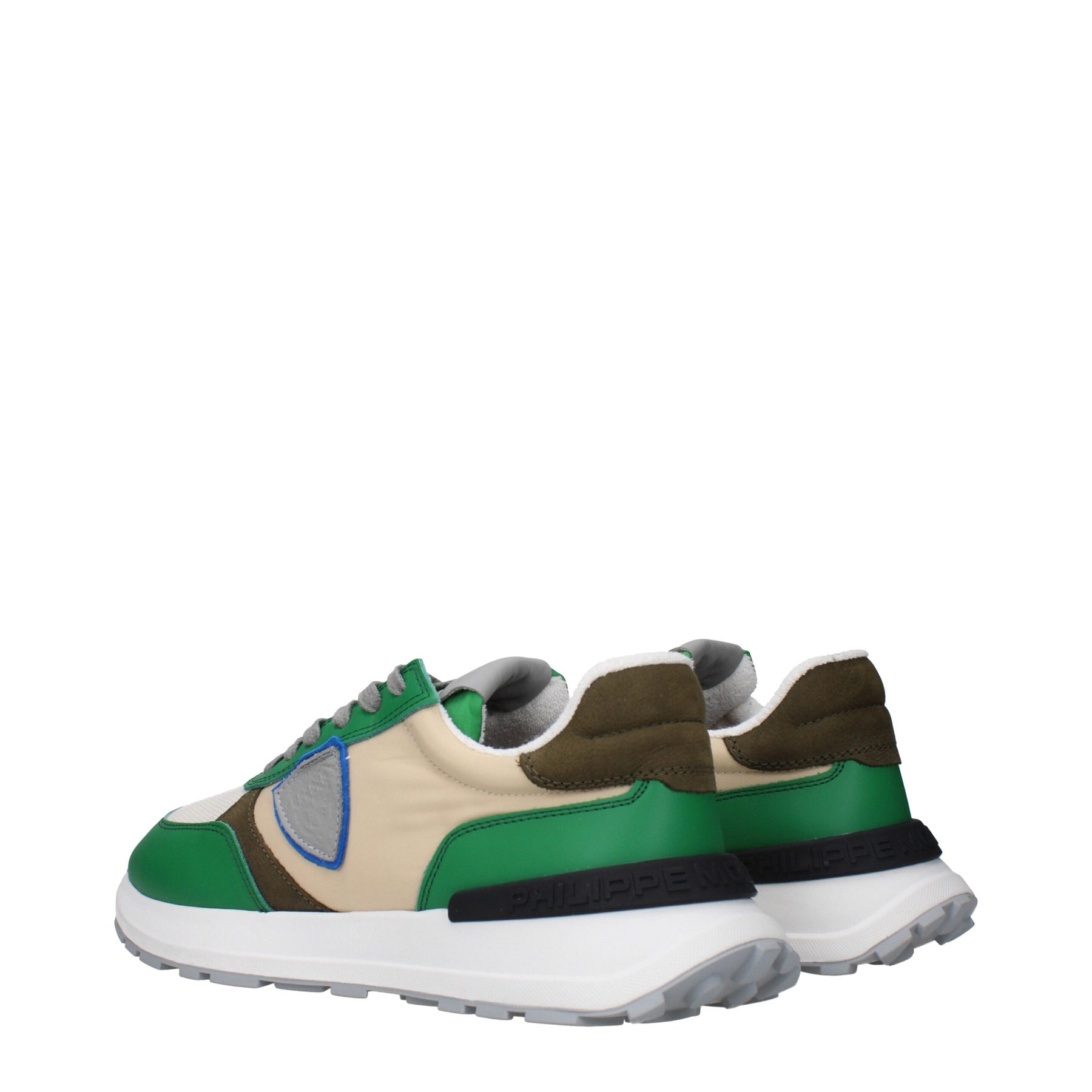 Philippe Model Green Fabric Athletic Sneakers | Regal Royce