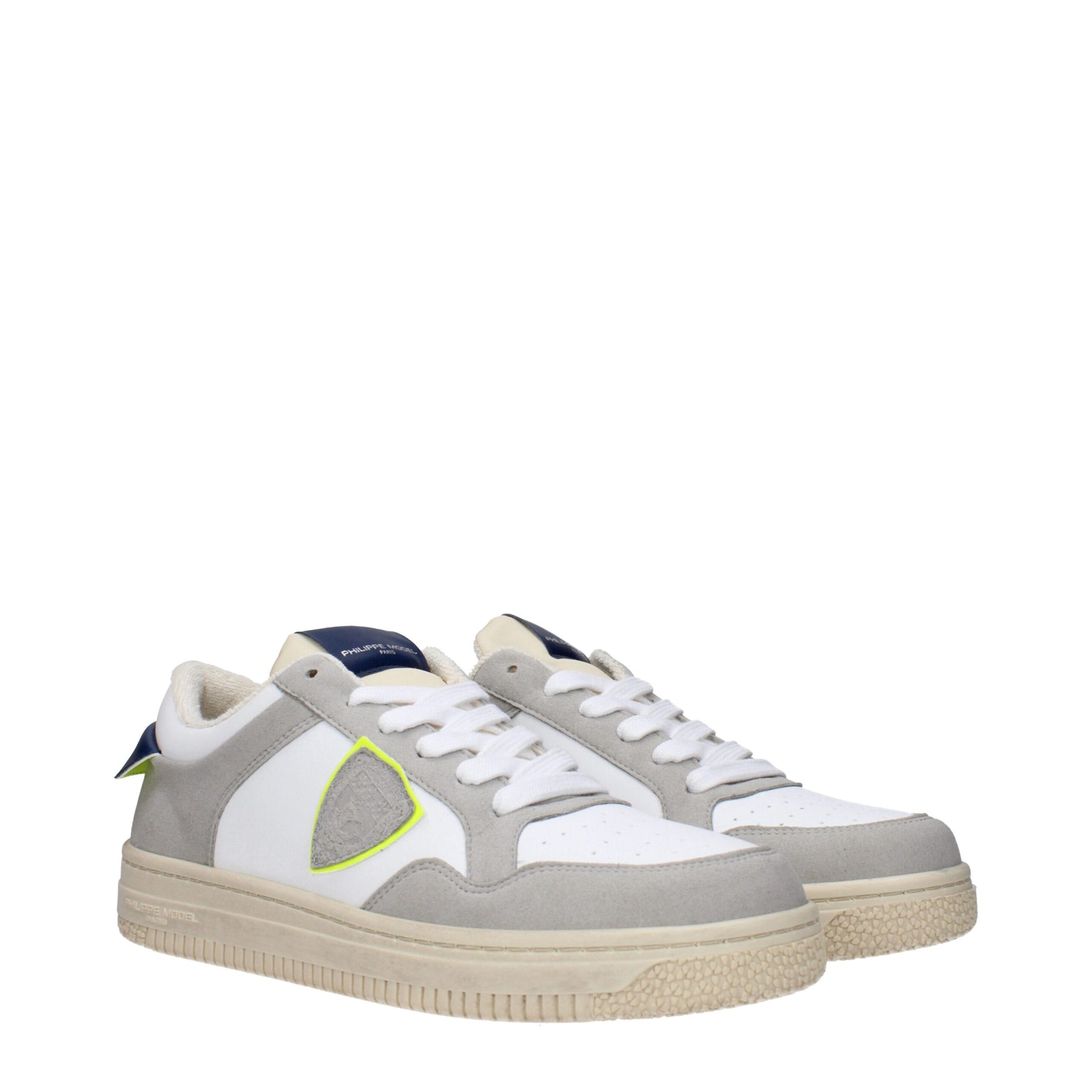 Philippe Model White Leather Sneakers | Regal Royce