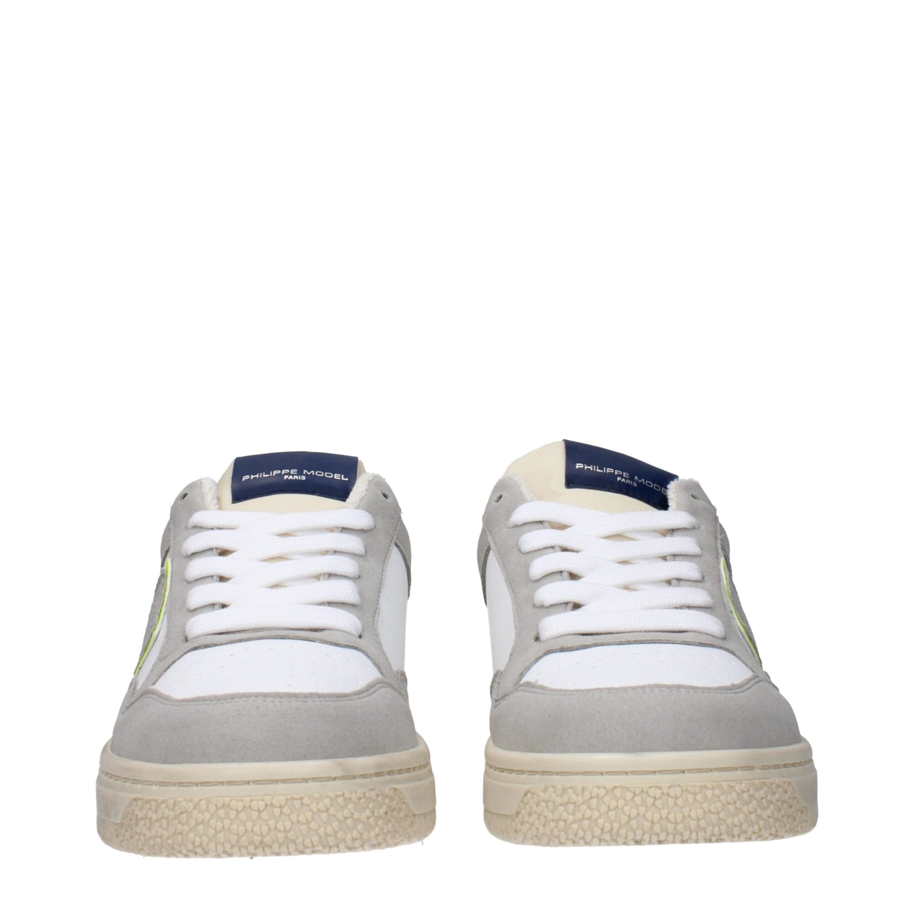 Philippe Model White Leather Sneakers | Regal Royce